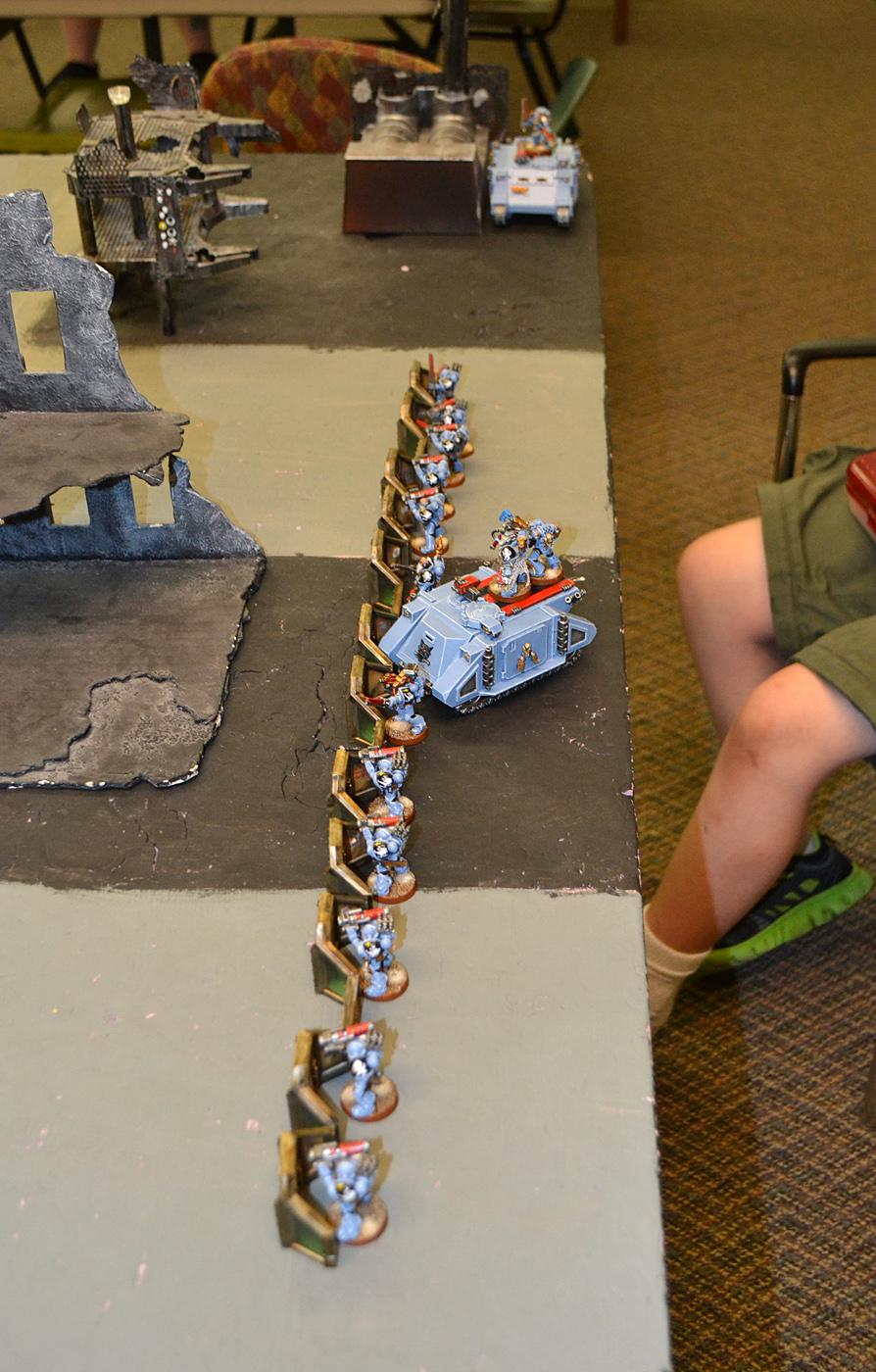 1000 Points, Battle Report, Chaos Daemons, Space Wolves, Warhammer 40,000