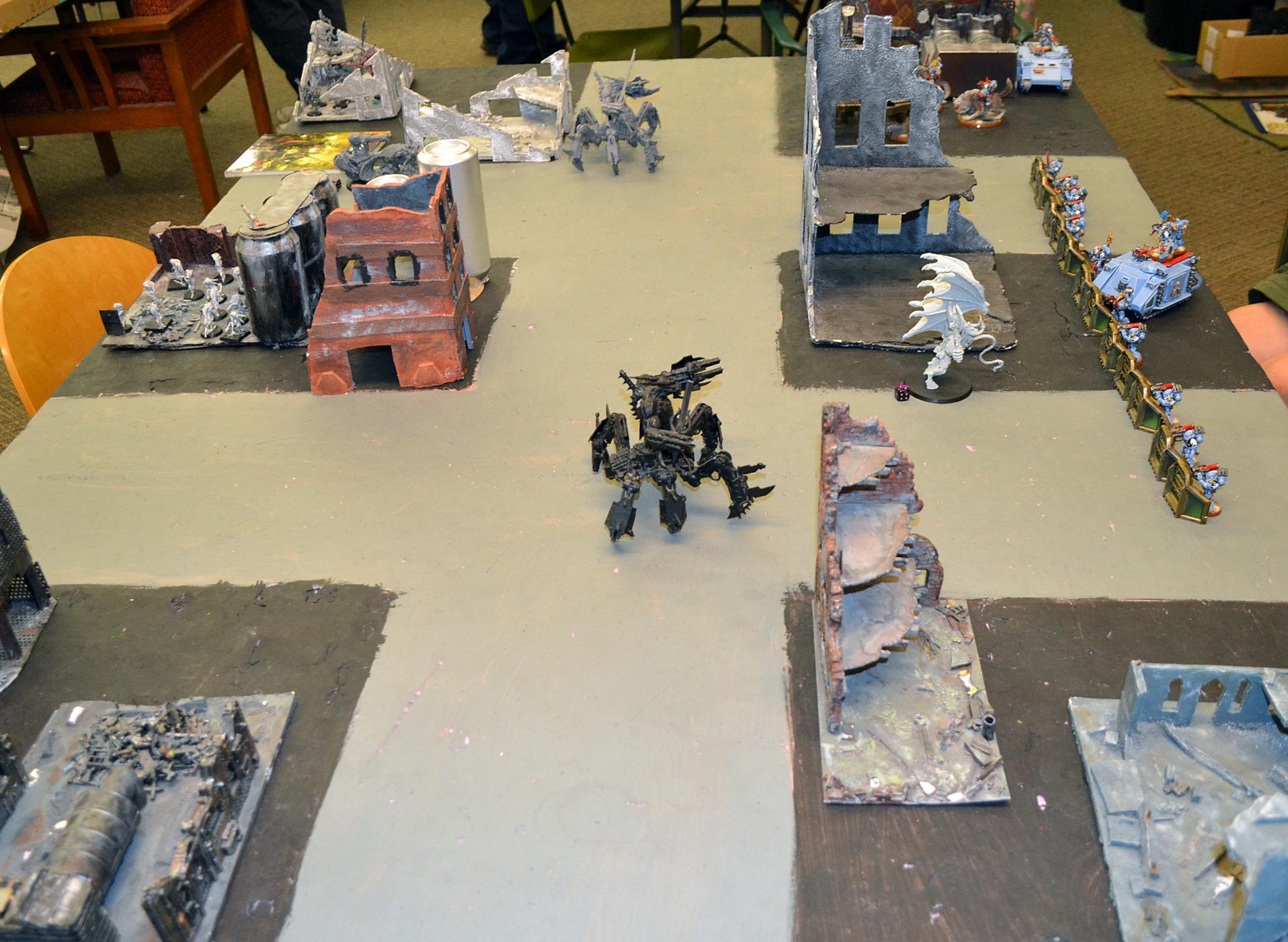 1000 Points, Battle Report, Chaos Daemons, Space Wolves, Warhammer 40,000