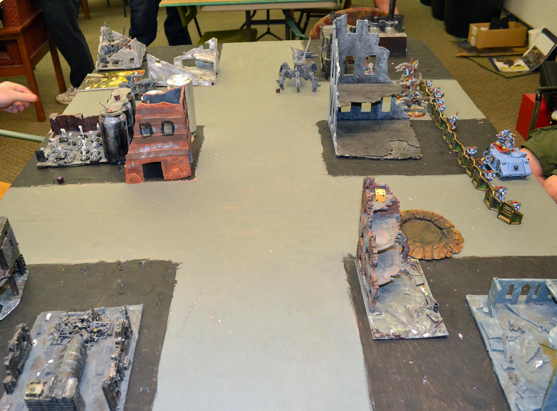 1000 Points, Battle Report, Chaos Daemons, Space Wolves, Warhammer 40,000