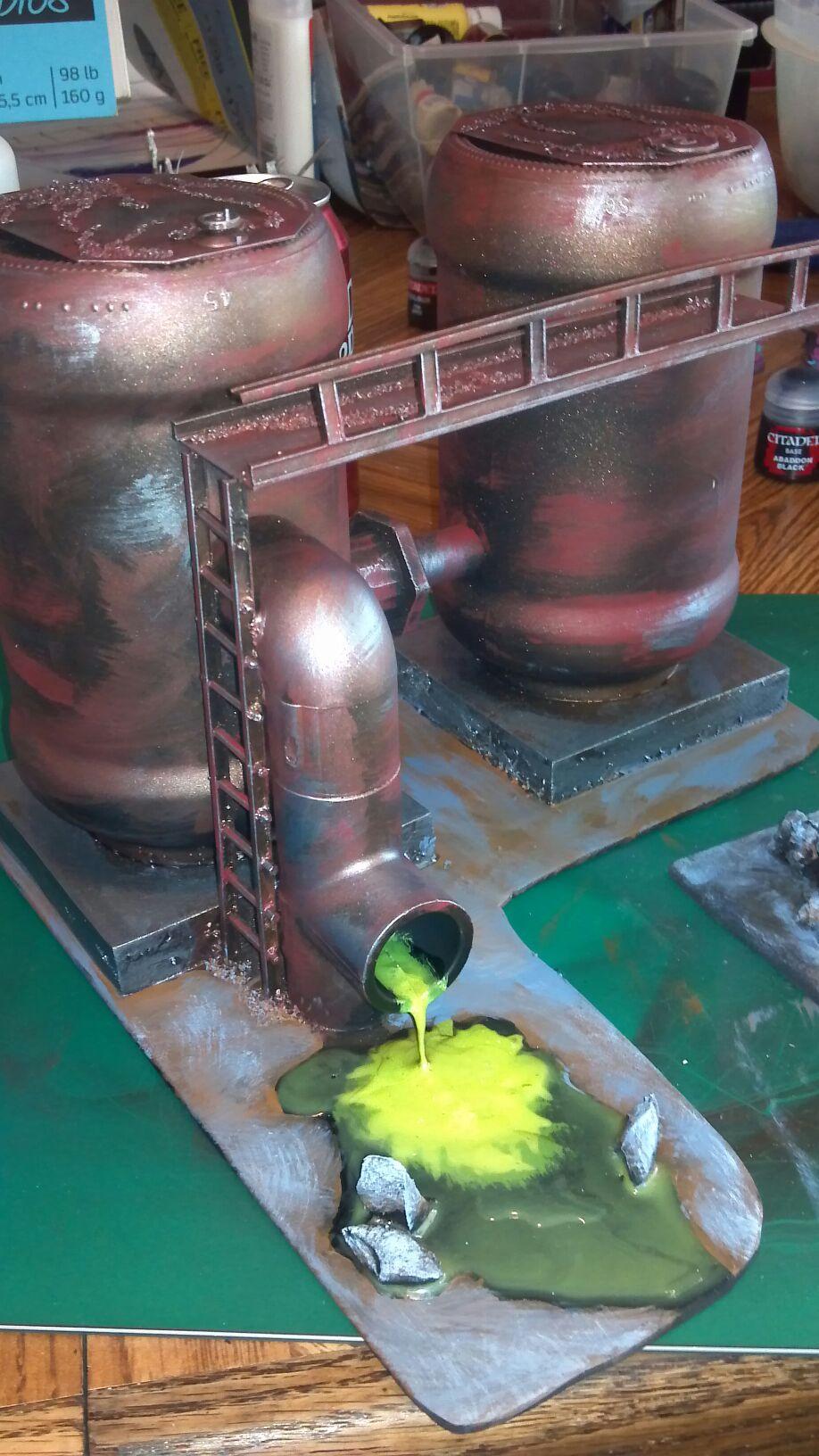 Toxic waste spill