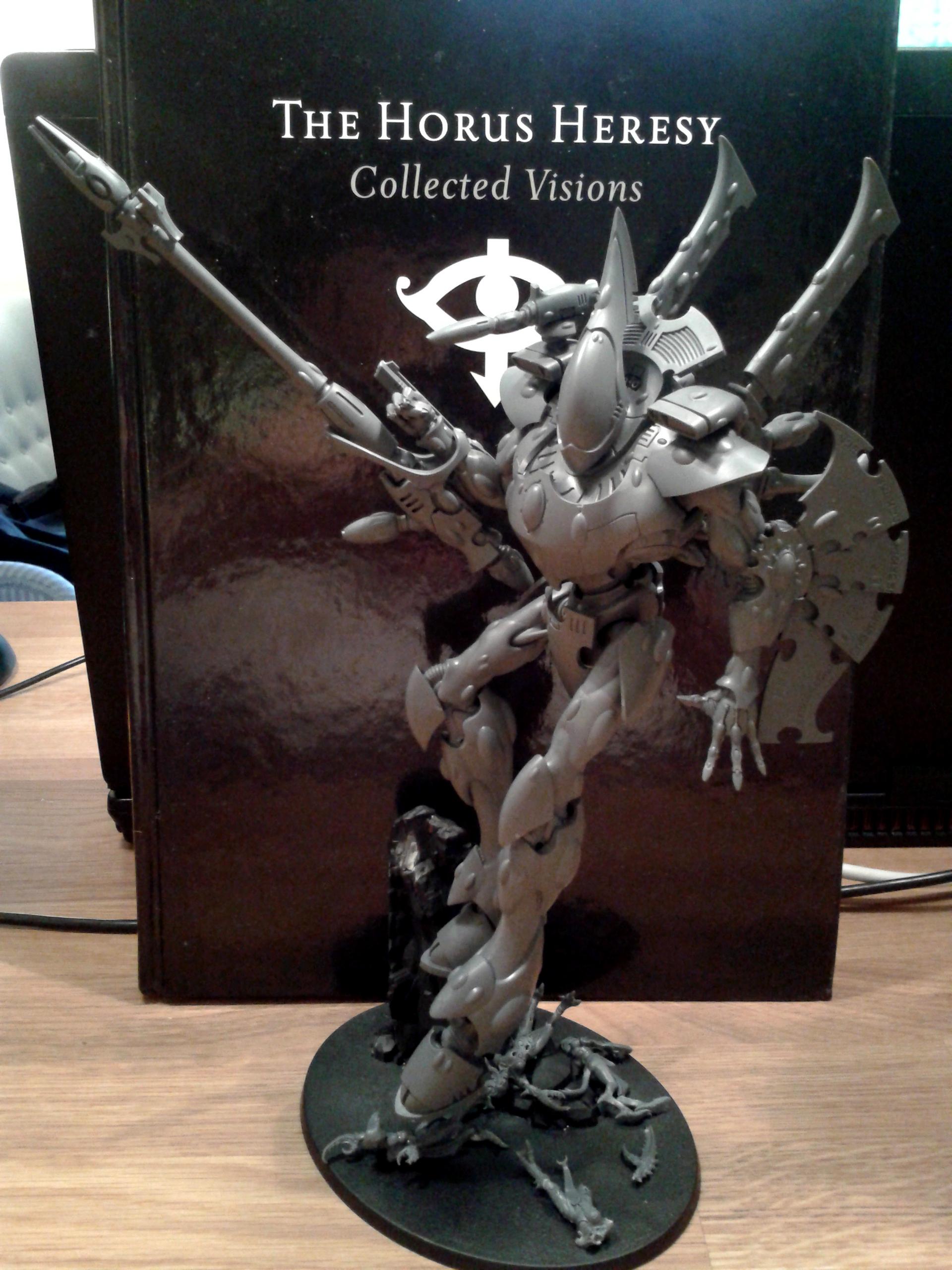 Eldar, Landing Pose, Warhammer 40,000, Wraithknight