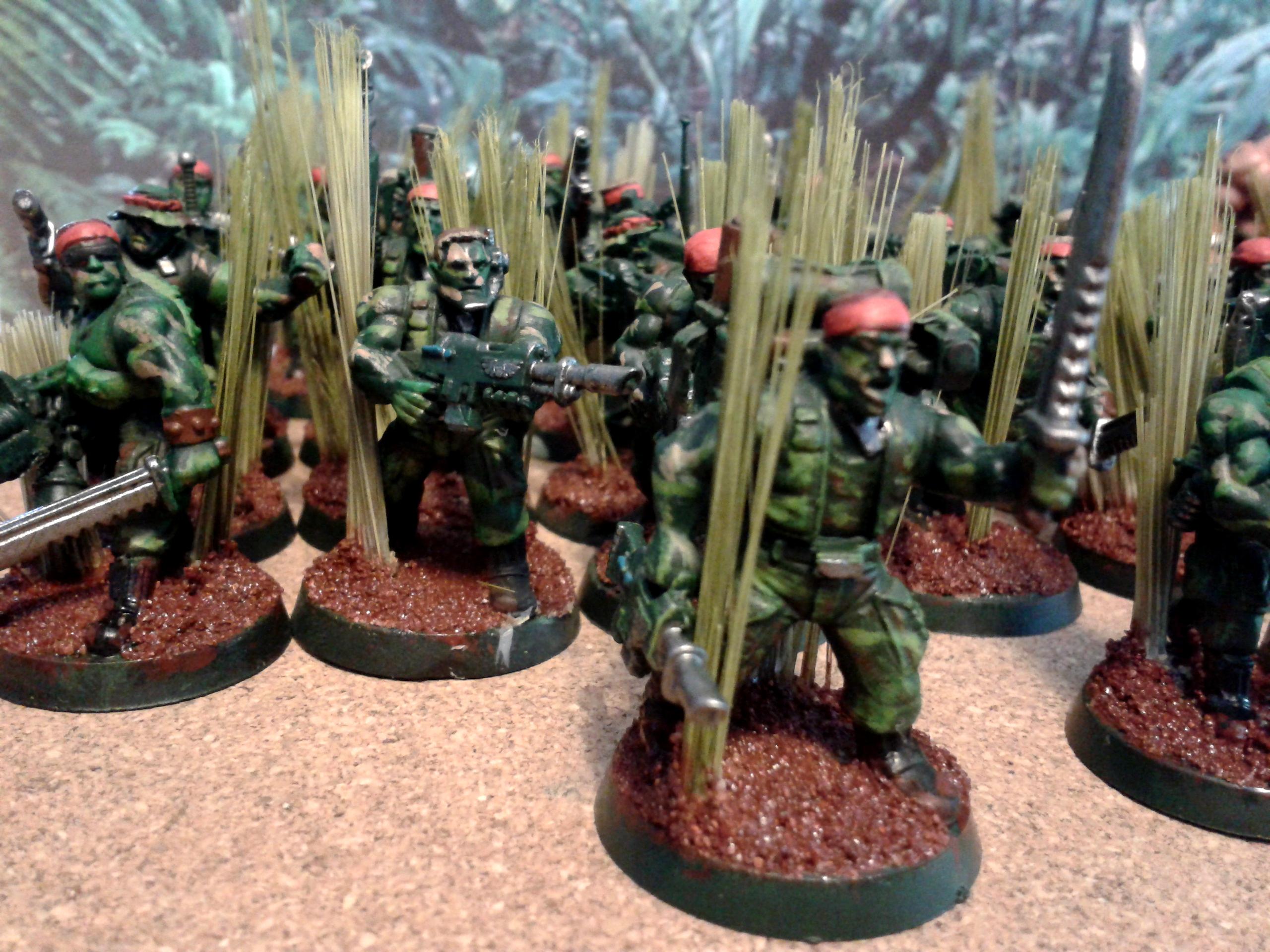 Camouflage, Catachan, Death World, Imperial Guard, Veteran, Warhammer 40,000