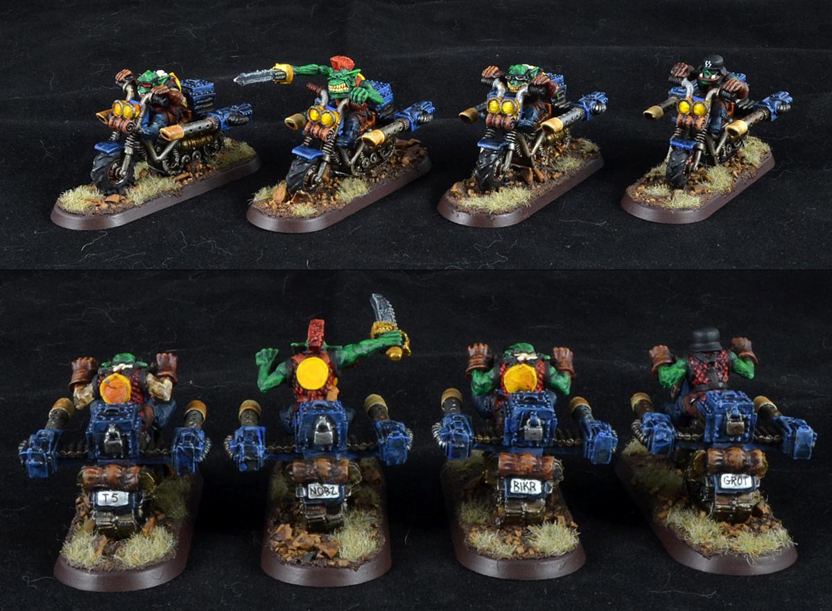 Orks, War Bikes, Warhammer 40,000