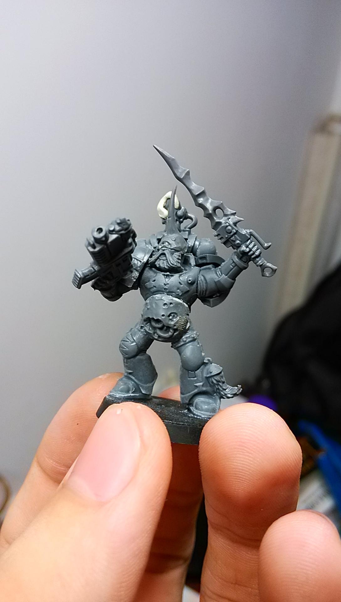 Chaos, Chaos Space Marines, Conversion, Kitbash, Nurgle, Plaguebearers, Space, Wolves