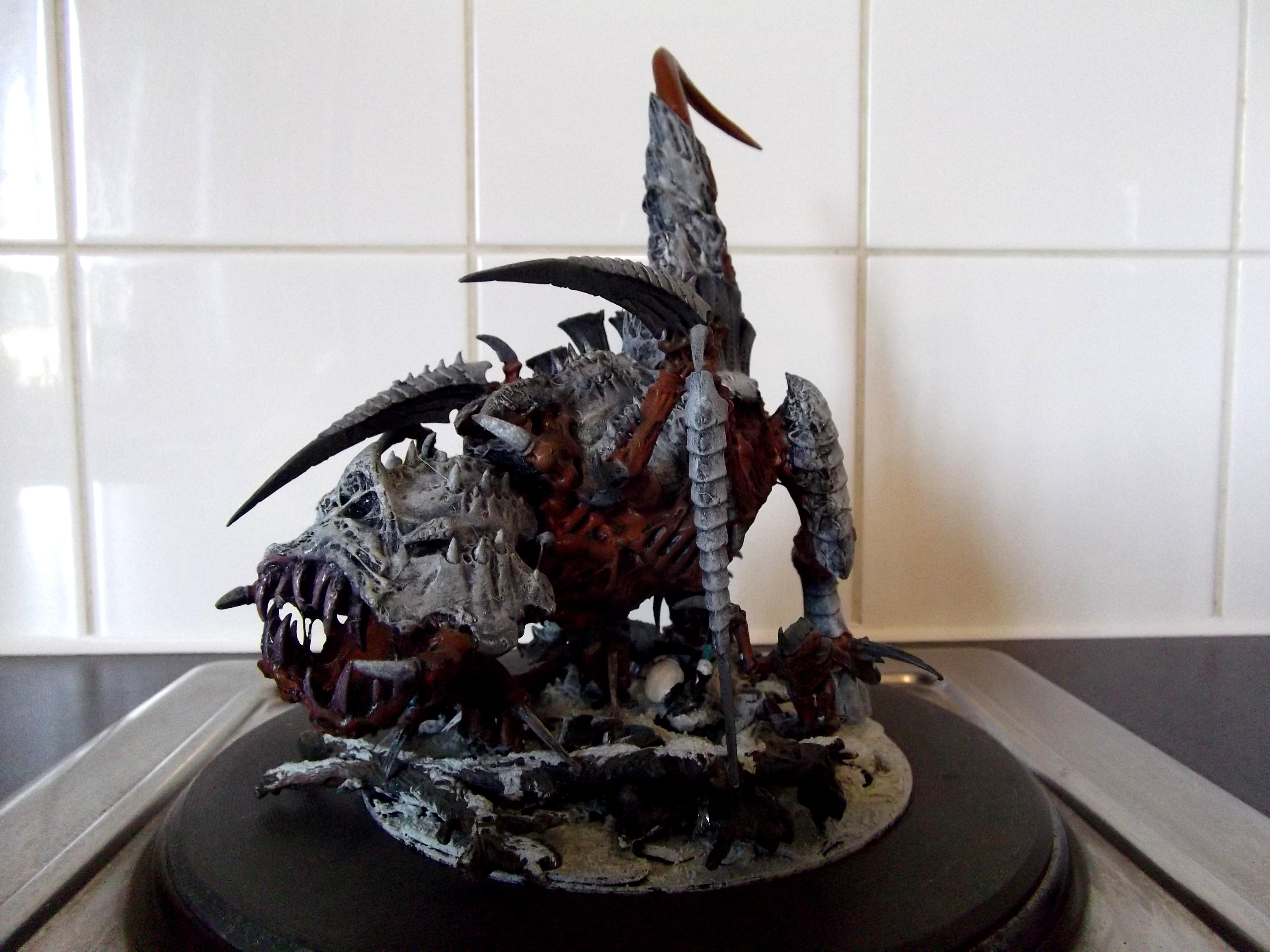 Action Pose, Conversion, Scenic, Scratch Build, Scythed Heirodule, Tyranids, Warhammer 40,000