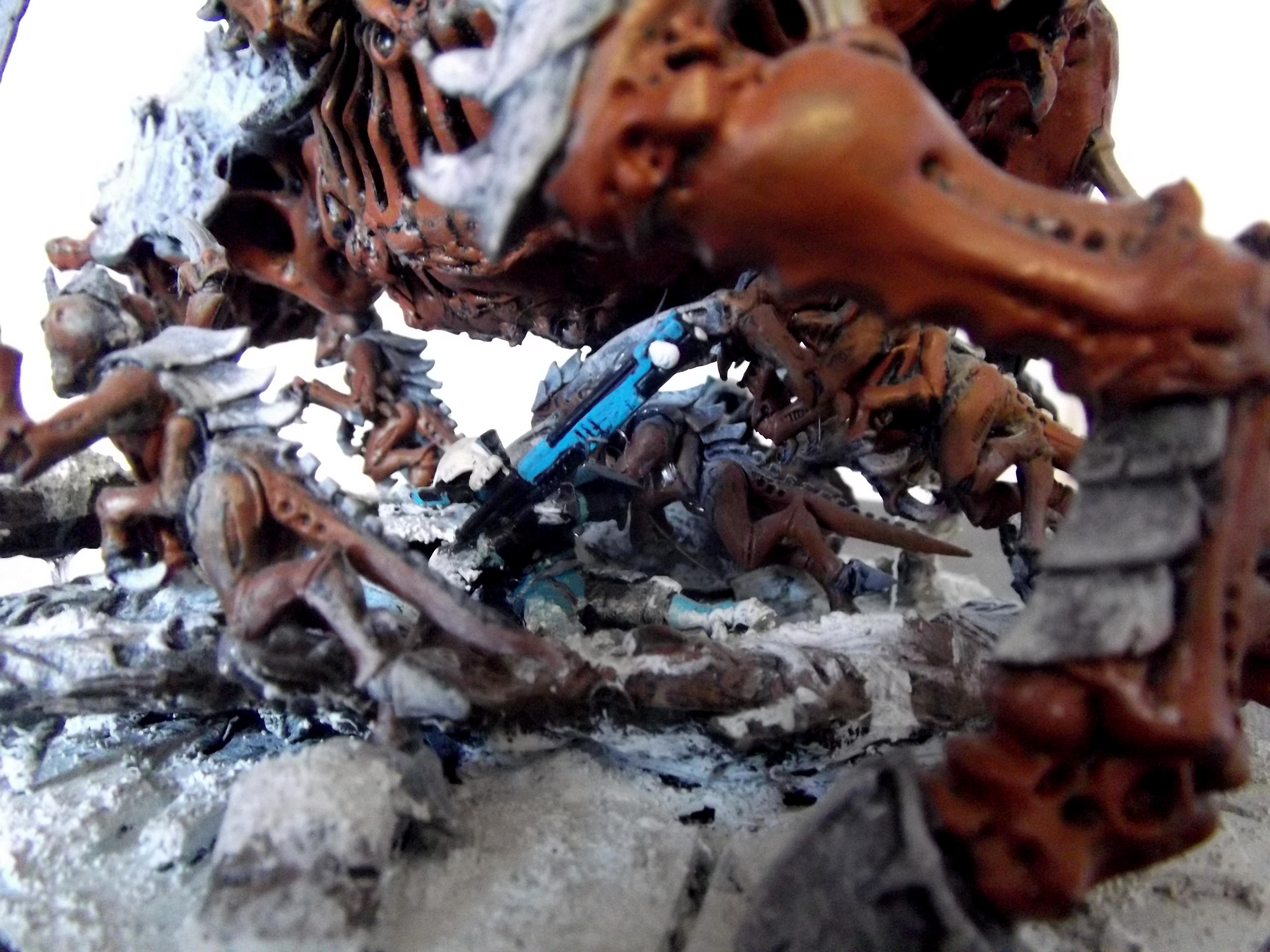 Action Pose, Conversion, Scenic, Scratch Build, Scythed Heirodule, Tyranids, Warhammer 40,000