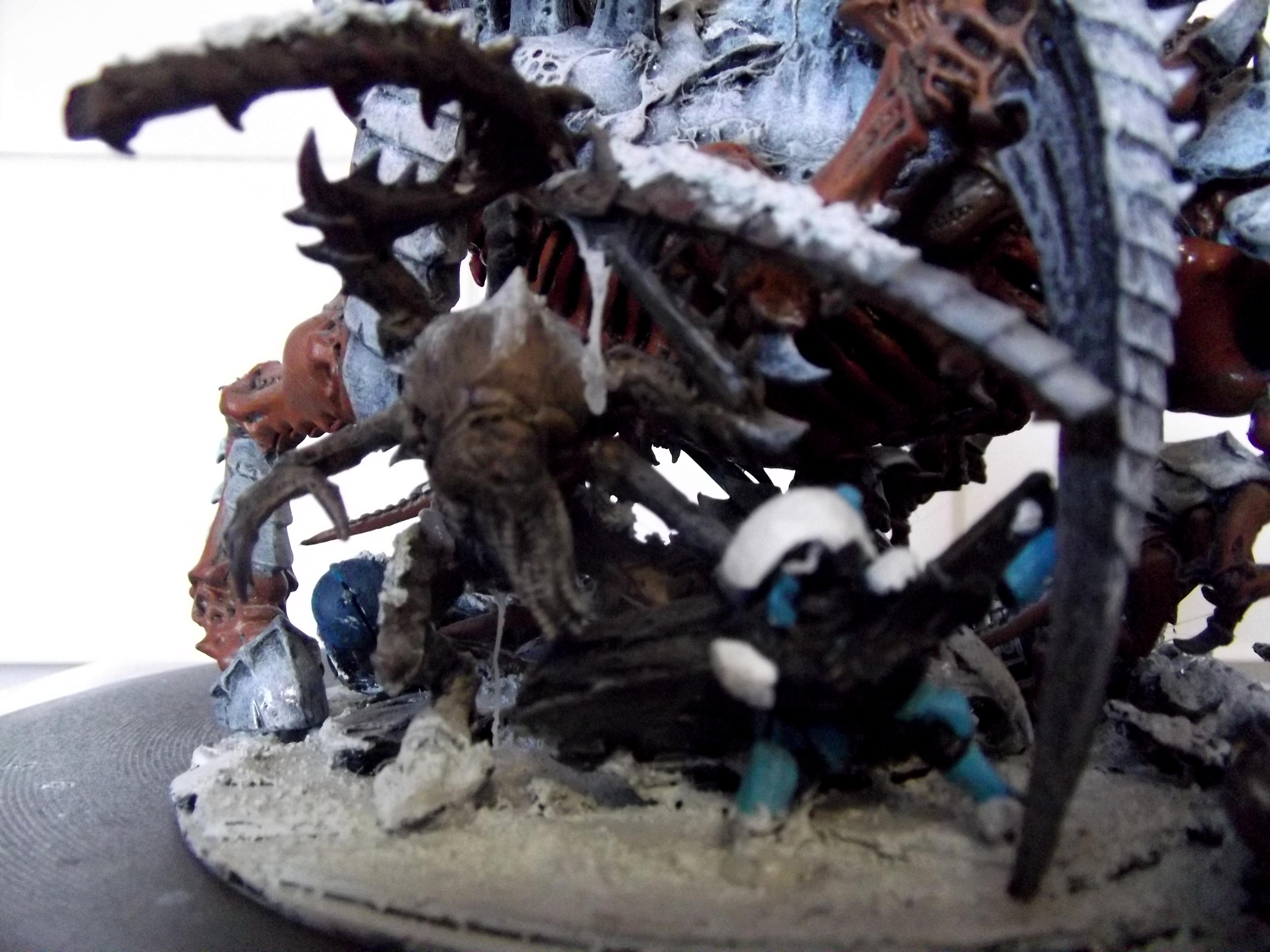 Action Pose, Conversion, Scenic, Scratch Build, Scythed Heirodule, Tyranids, Warhammer 40,000