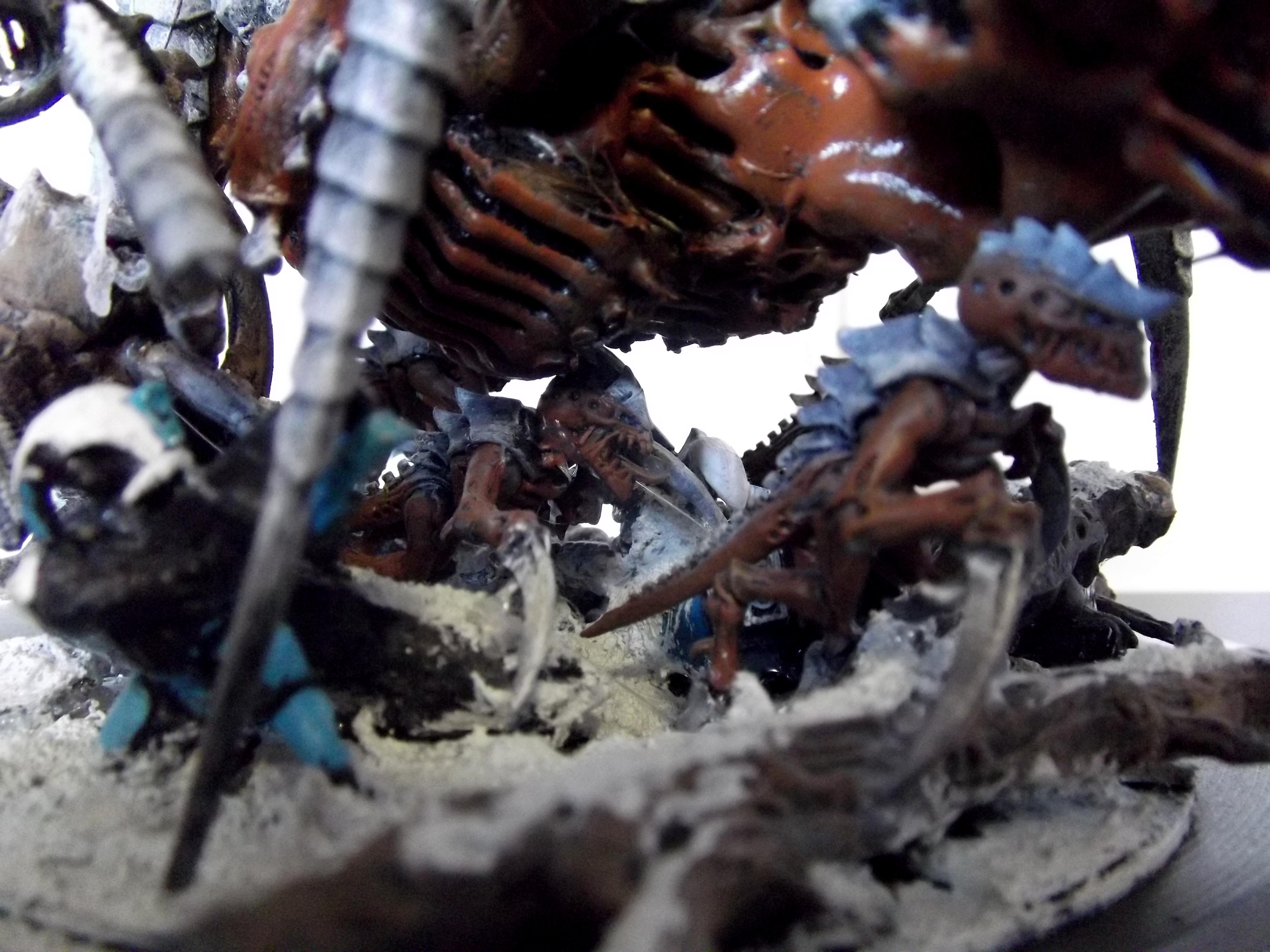 Action Pose, Conversion, Scenic, Scratch Build, Scythed Heirodule, Tyranids, Warhammer 40,000