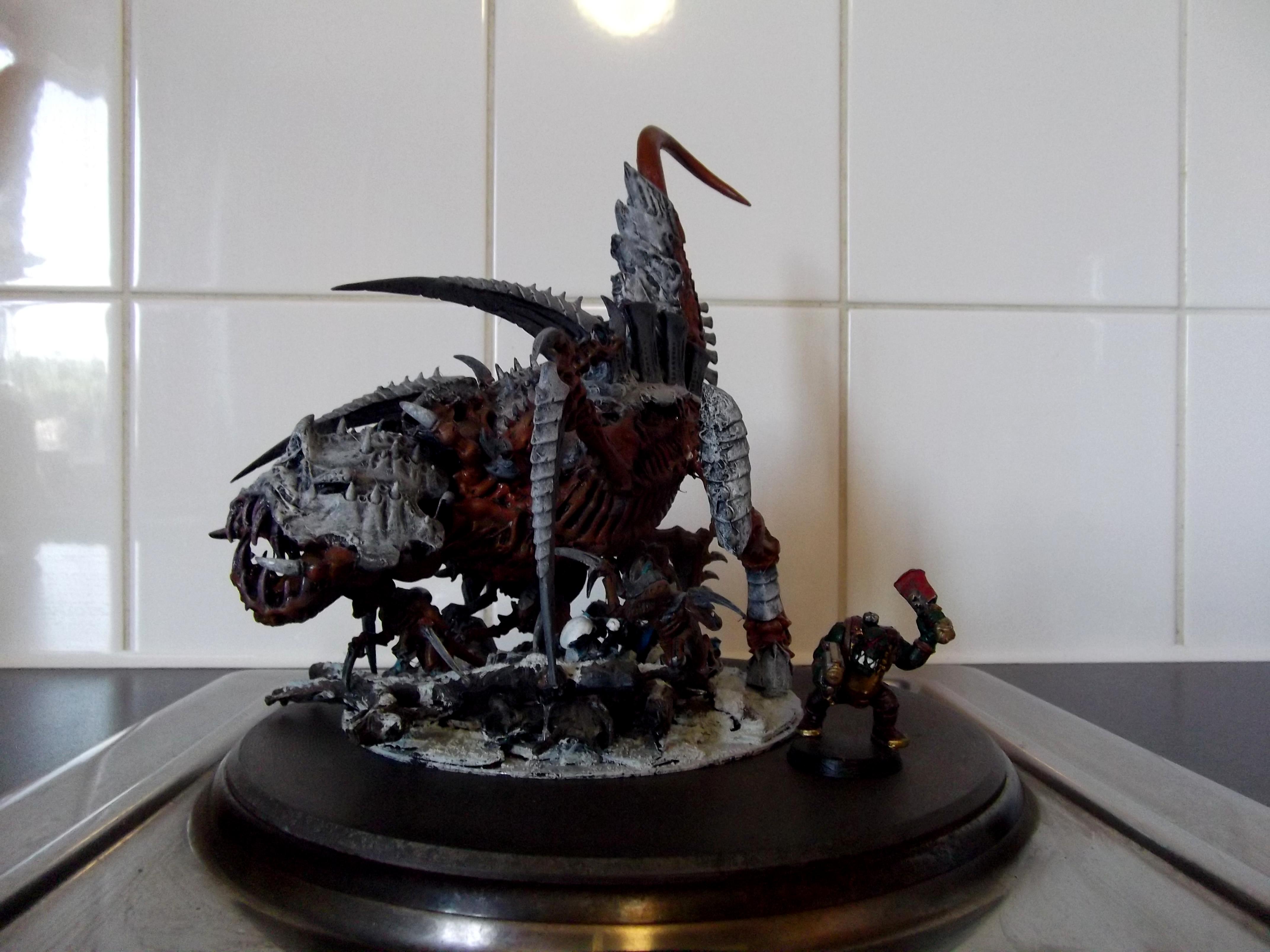 Action Pose, Conversion, Scenic, Scratch Build, Scythed Heirodule, Tyranids, Warhammer 40,000