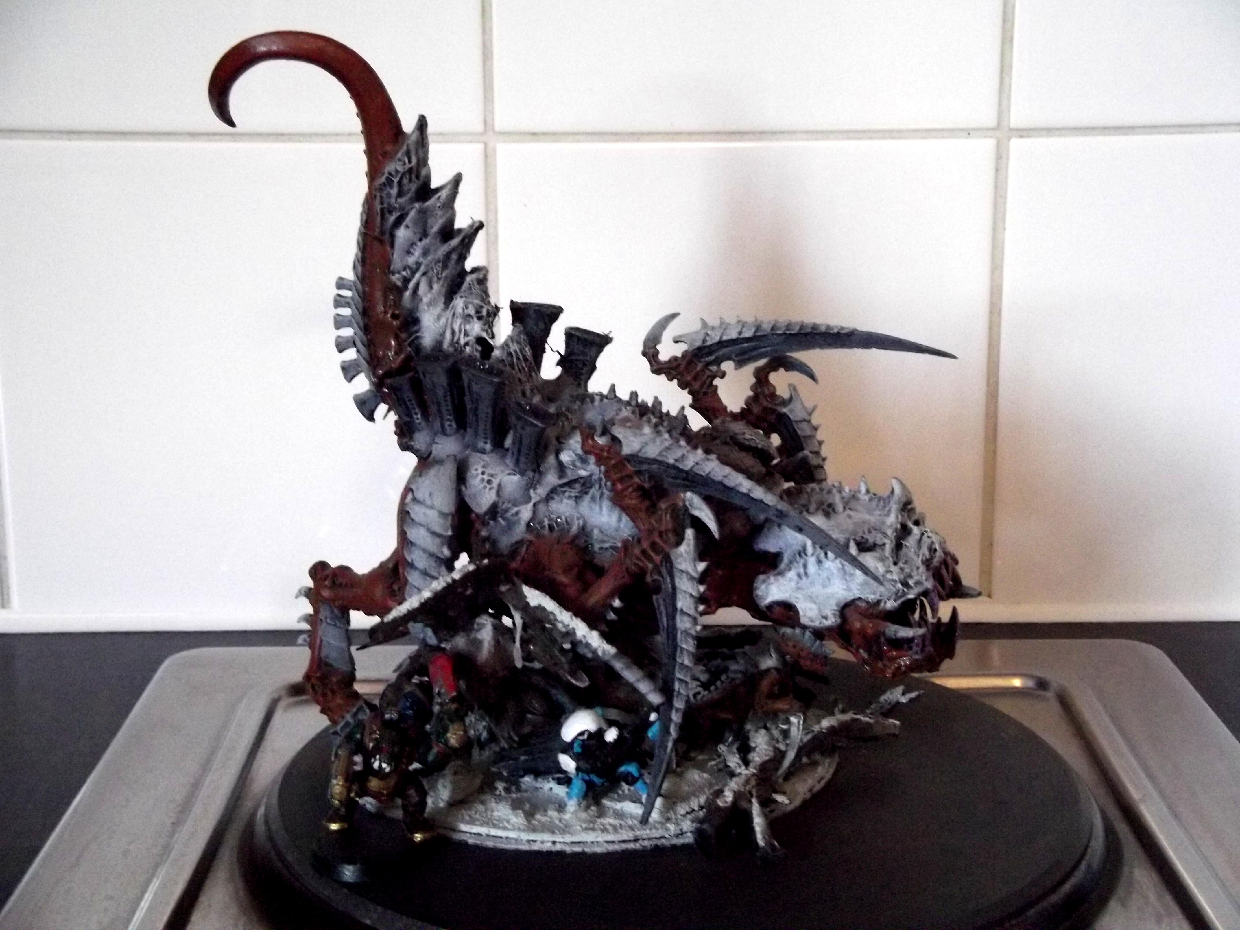 Action Pose, Conversion, Scenic, Scratch Build, Scythed Heirodule, Tyranids, Warhammer 40,000