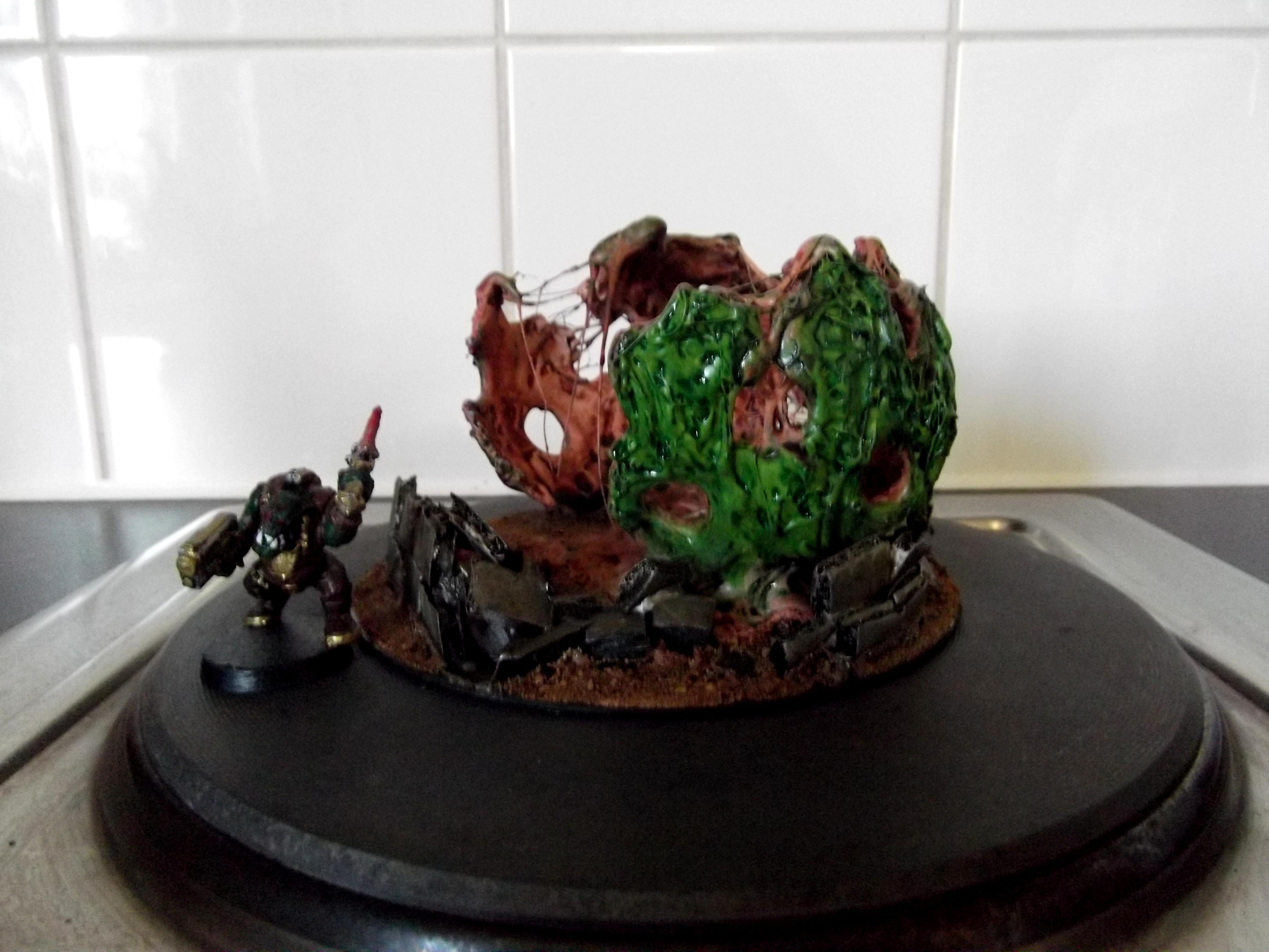Alien, Conversion, Scratch Build, Sculpted, Spore Pods, Tyranids, Warhammer 40,000