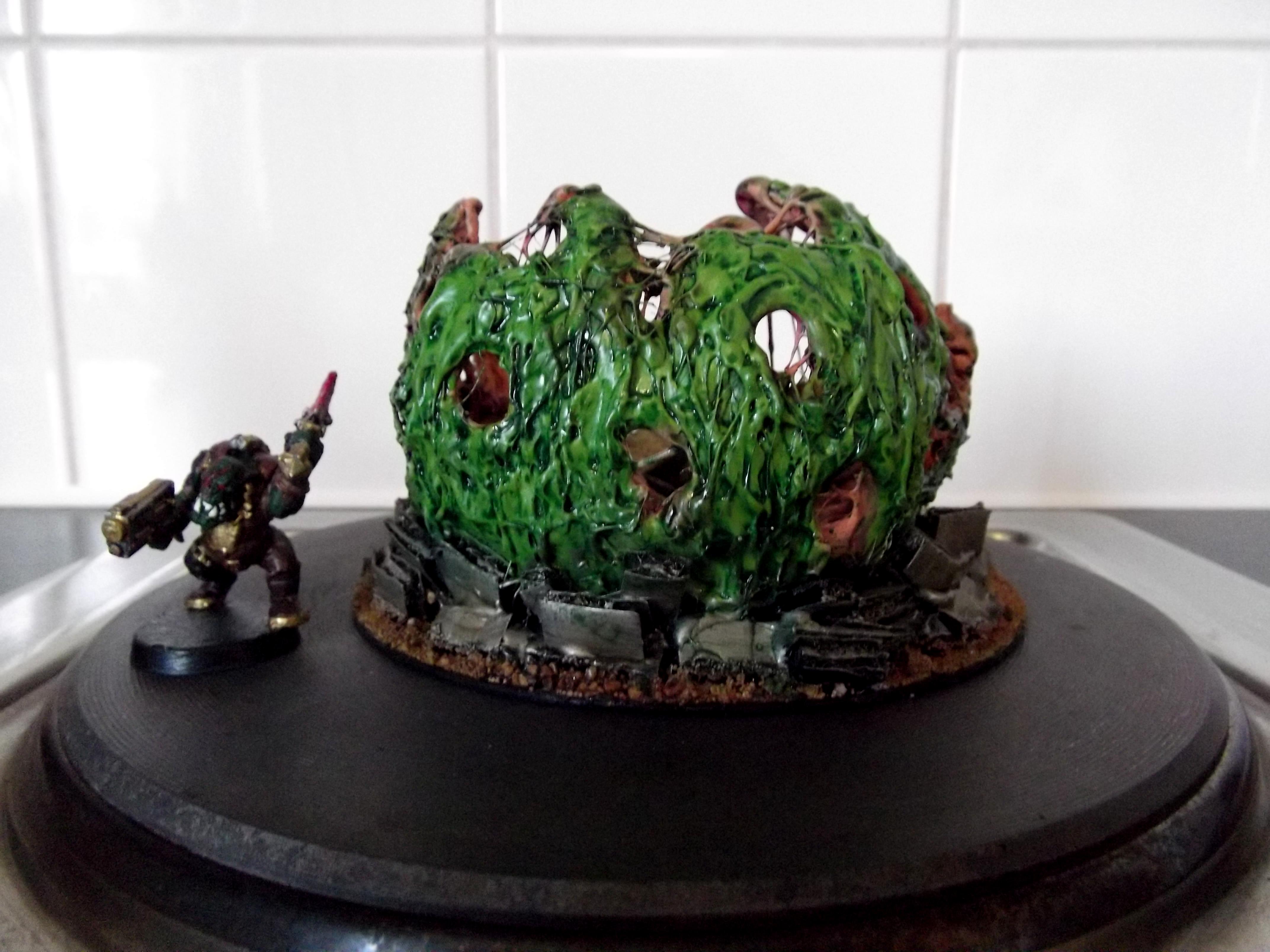 Alien, Conversion, Scratch Build, Sculpted, Spore Pods, Tyranids, Warhammer 40,000