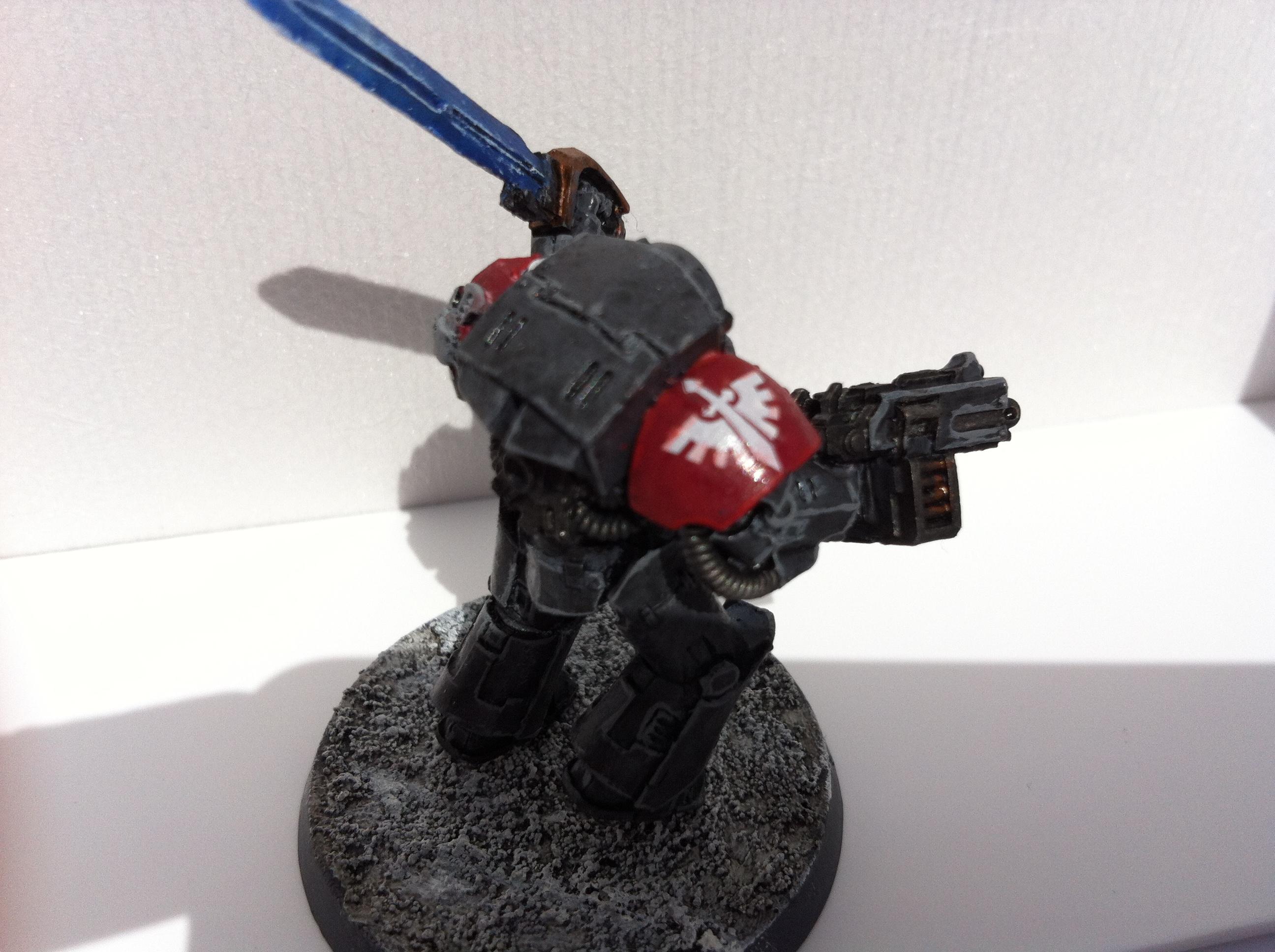 Space Marines, Tartaros Terminator, Terminator Sergeant, Warhammer 40,000