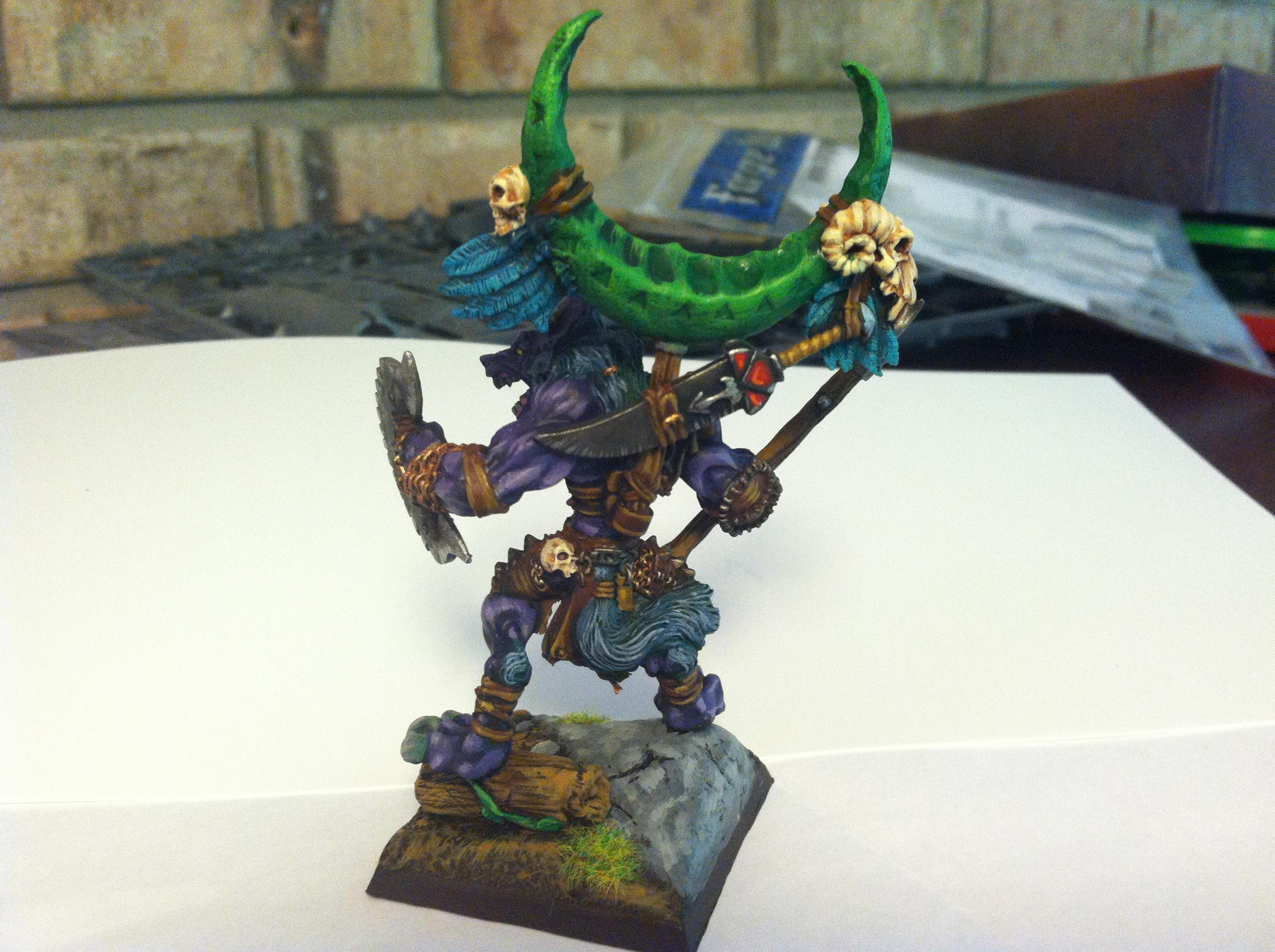 Beastmen, Confrontation, Minotaur, Wolfen