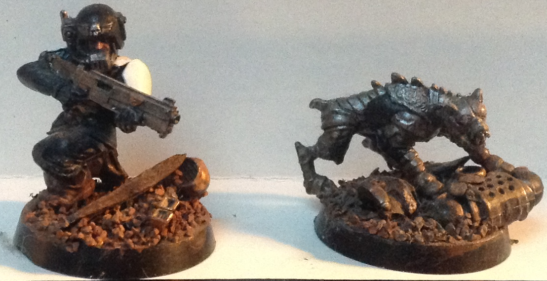 Conversion, Cyber Hound, Enforcers, Imperial Guard, Necromunda, Warhammer 40,000