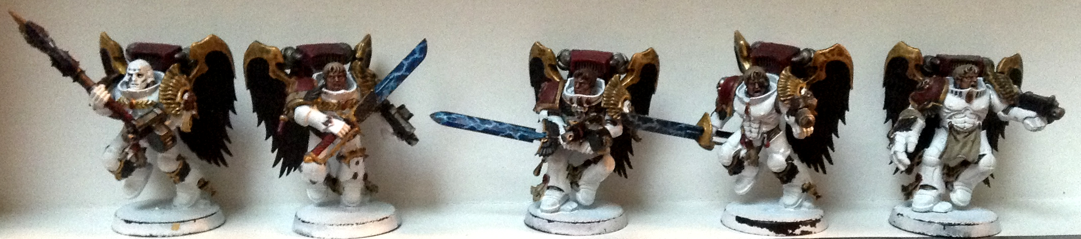 Angels Encarmine, Blood Angels, Sanguinary Guard, Warhammer 40,000