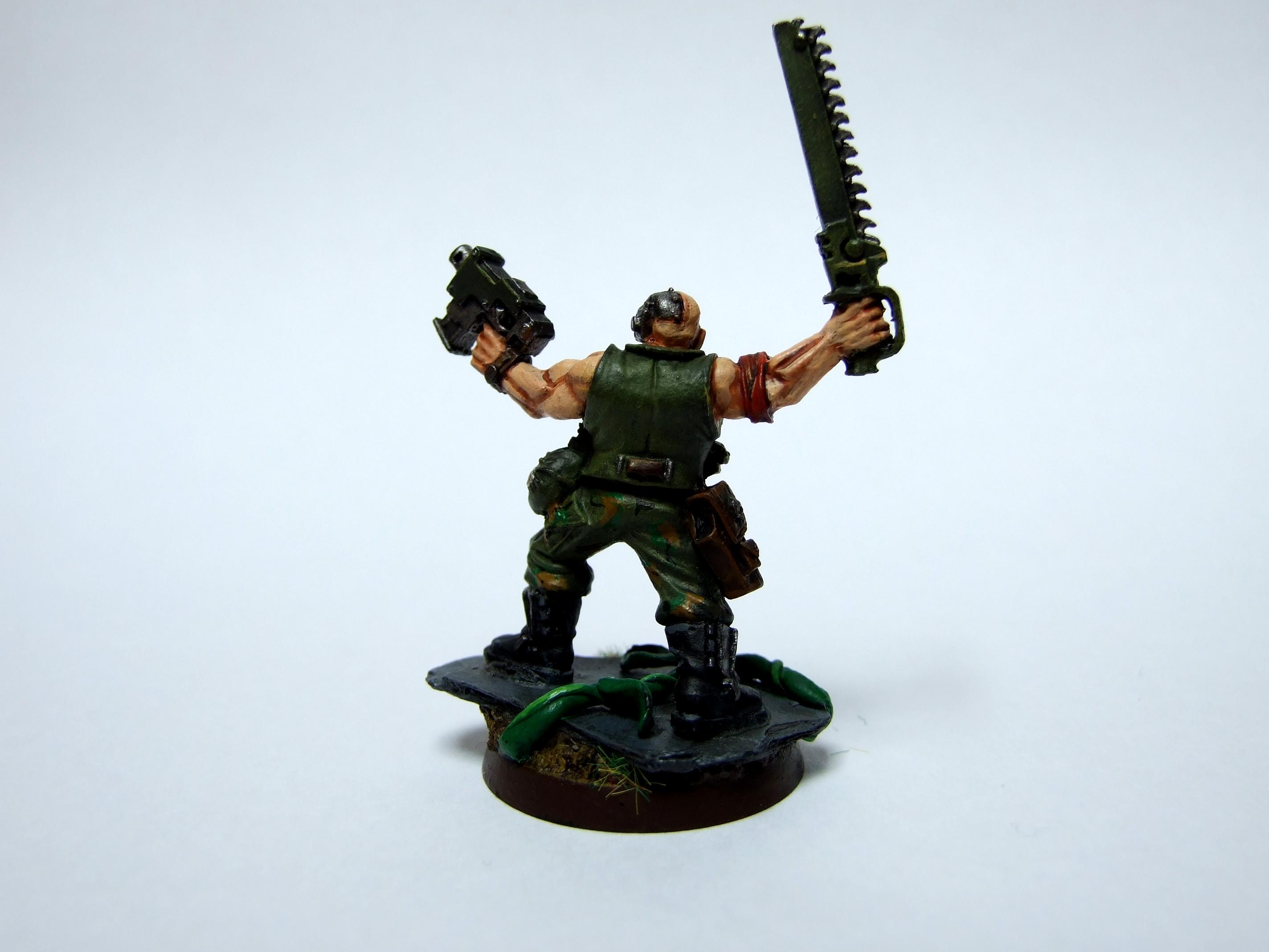 Catachan, Imperial Guard, Jungle, Oficer, Warhammer 40,000