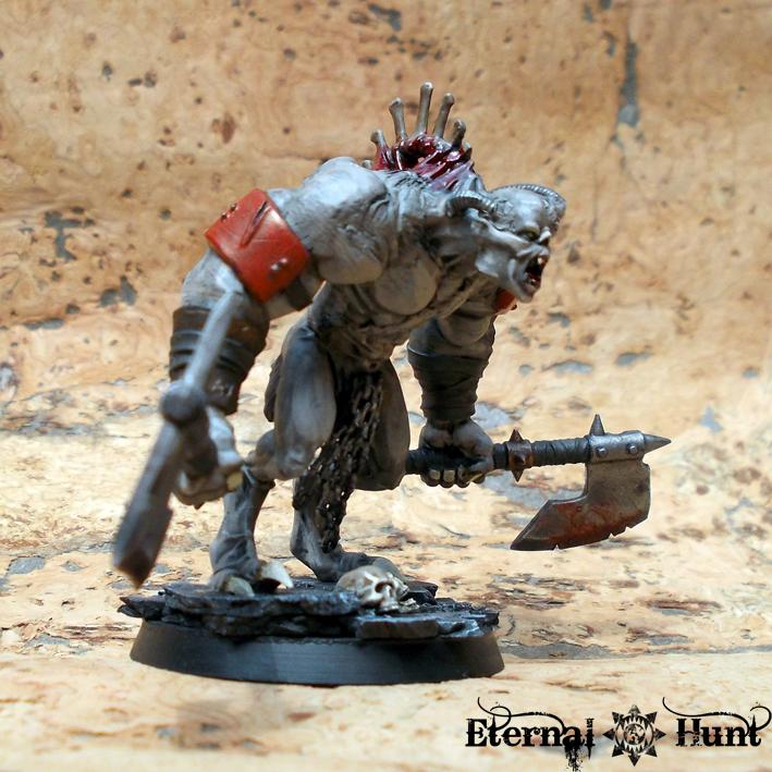 Chaos, Chaos Space Marines, Chaos Spawn, Conversion, Forsaken, Khorne, Spawn, Vargheist, Warhammer 40,000, World Eaters