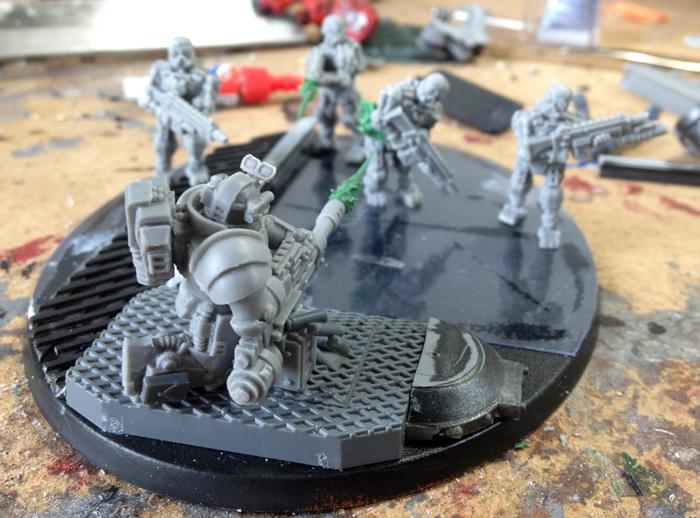 Anvil Industry, Conversion, Diorama, Mantis Warrior, Sci Fi, Space Hulk, Trooper, Warhammer 40,000, Warhammer Fantasy