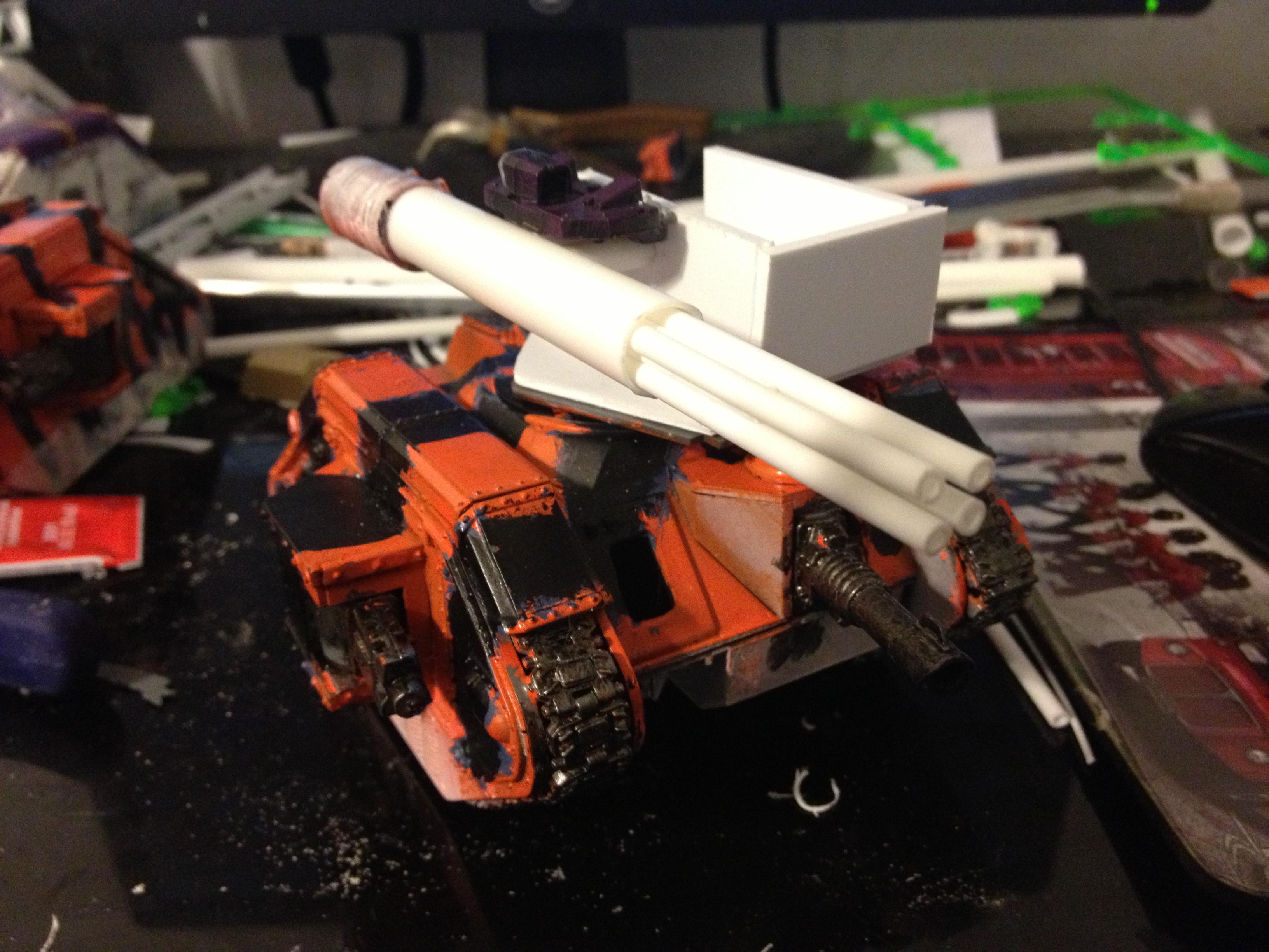 Vulcan Punisher, WIP with barrels