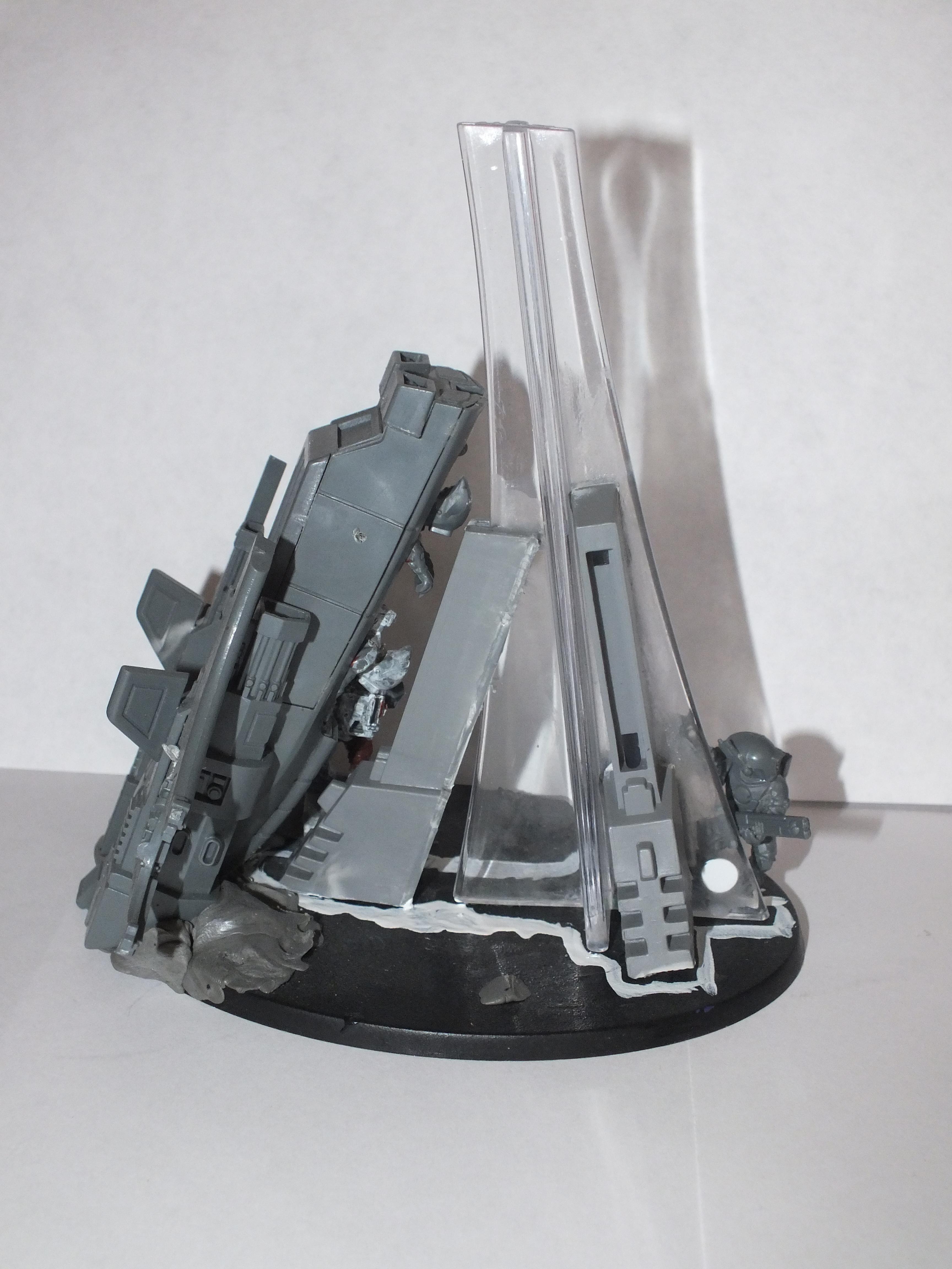 Flying Base, Necrons, Tau, Terrain, Work In Progress