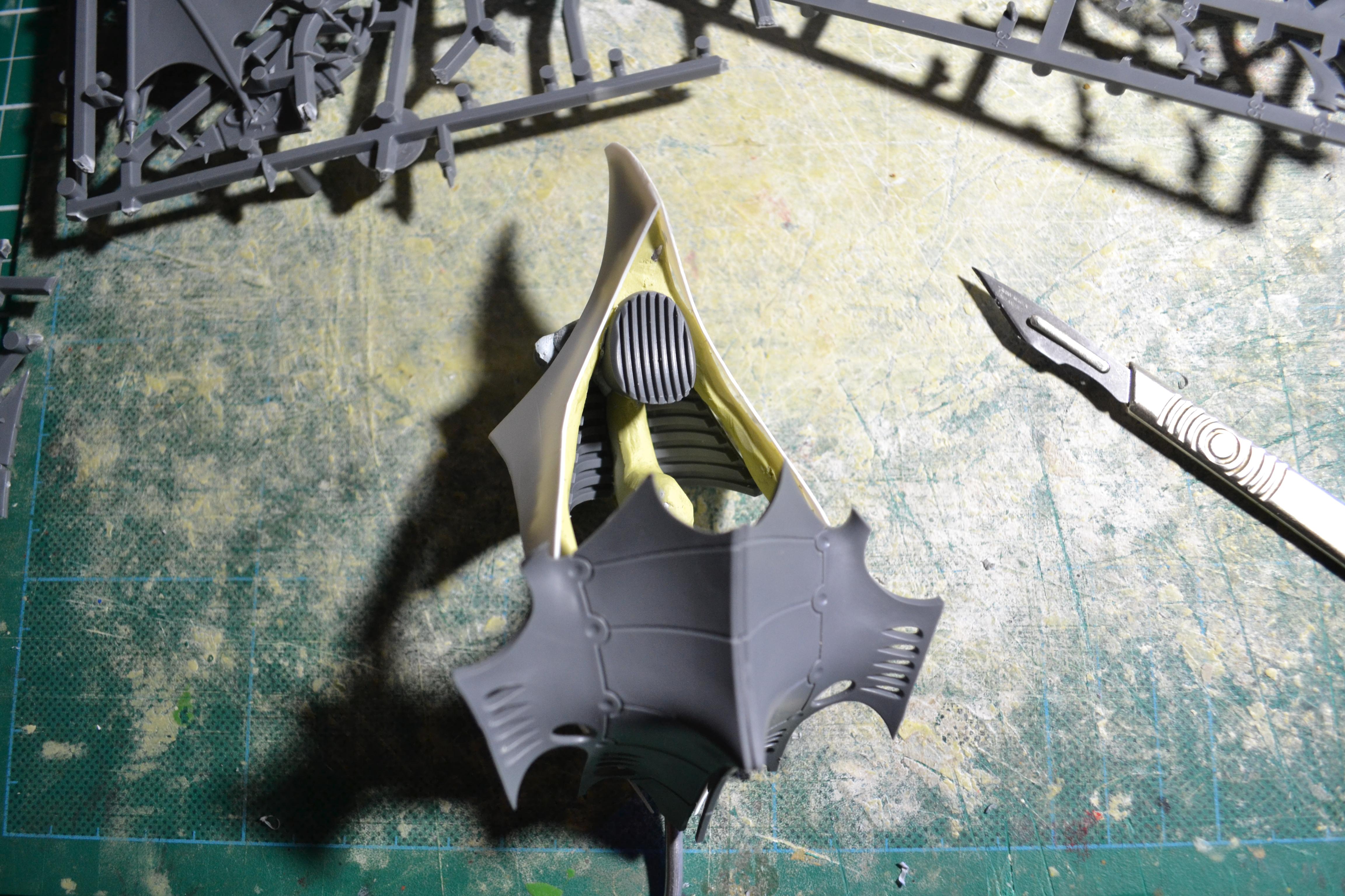 Conversion, Dark Eldar, Hand Made, Scratch Build, Titan, Warhammer 40,000, Warhammer Fantasy, Wraithknight