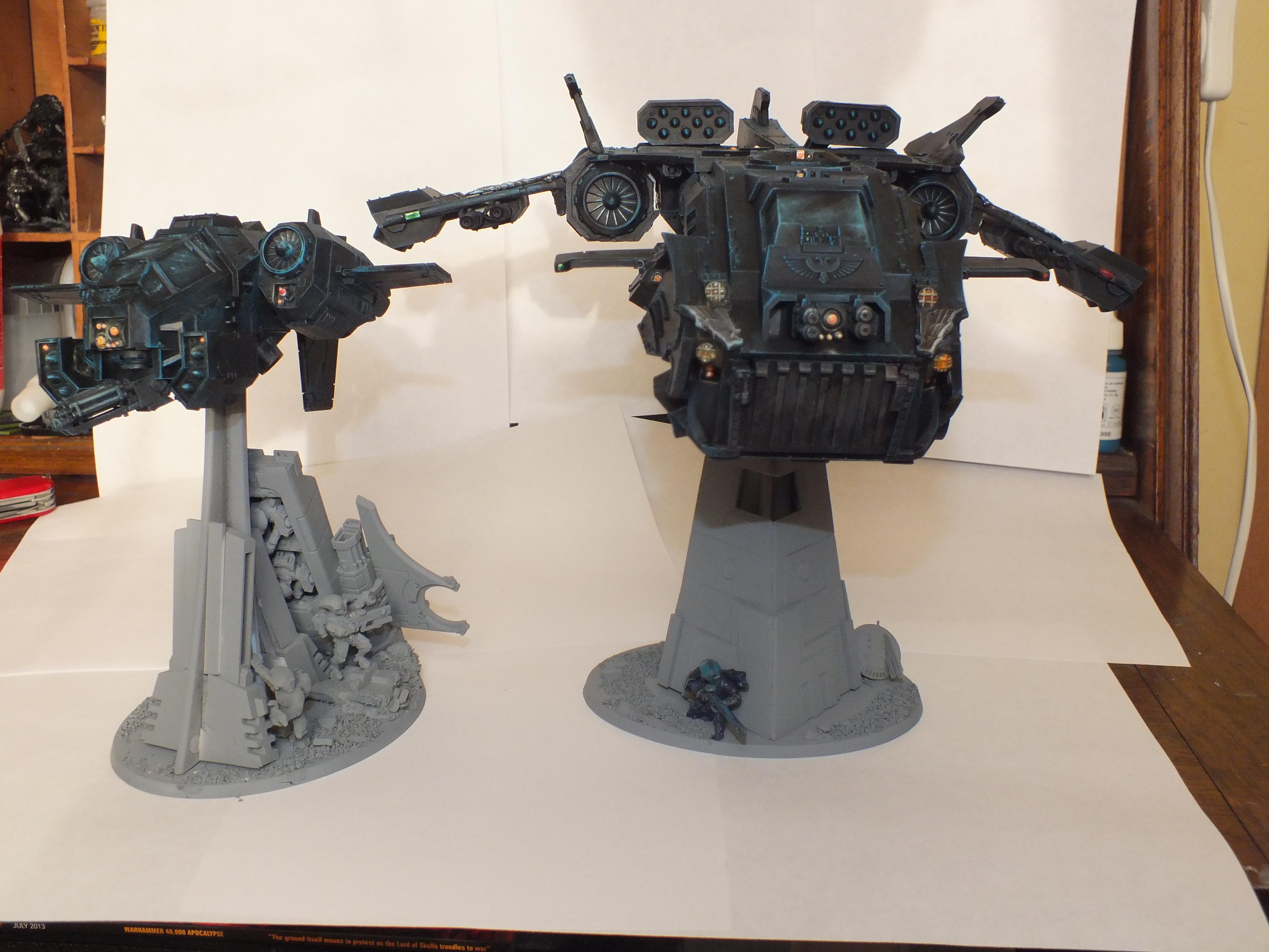 Flying Base, Necrons, Tau, Terrain, Work In Progress