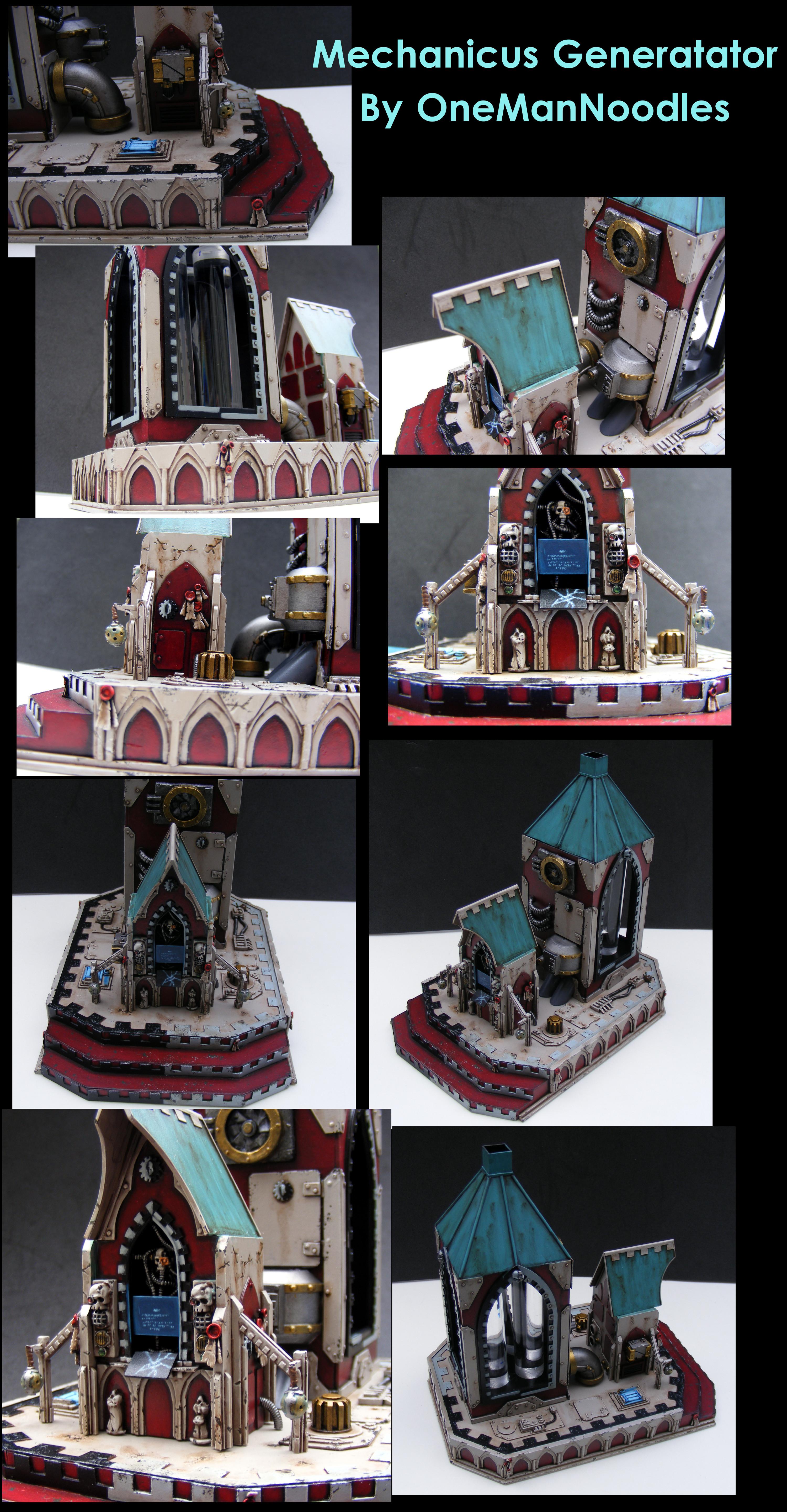 Adeptus Mechanicus, Autochoral Transmitter, Mechanicus, Shrine, Terrain, Warhammer 40,000