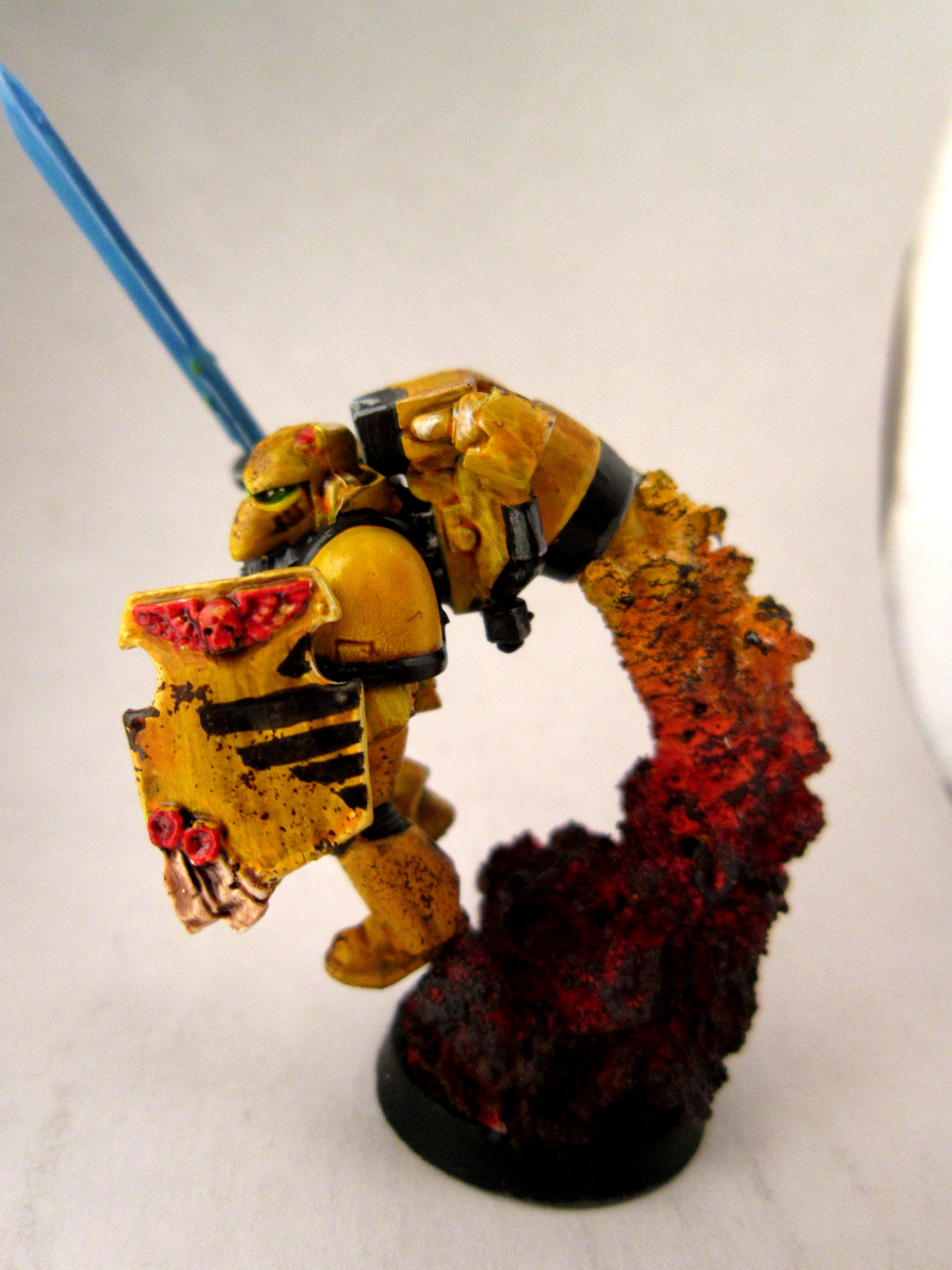 Assault, Imperial Fists, Jump Pack, Power Sword, Space Marines, Yellow