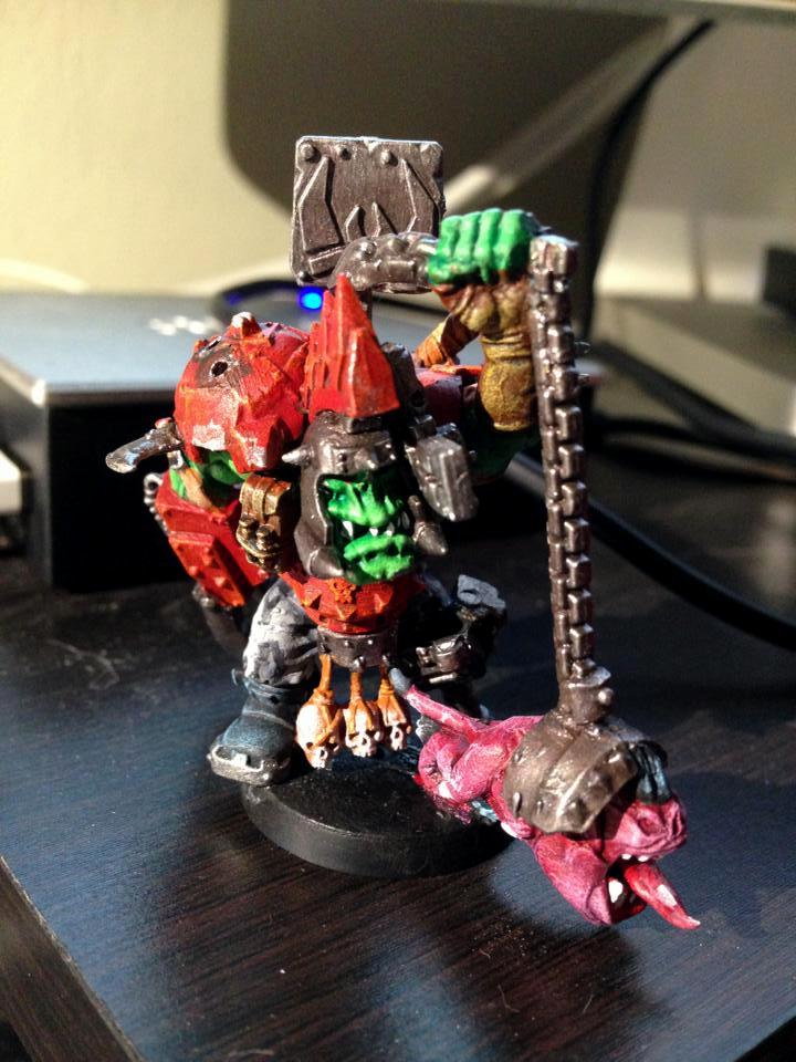 Orks, Warboss w/Attack Squig