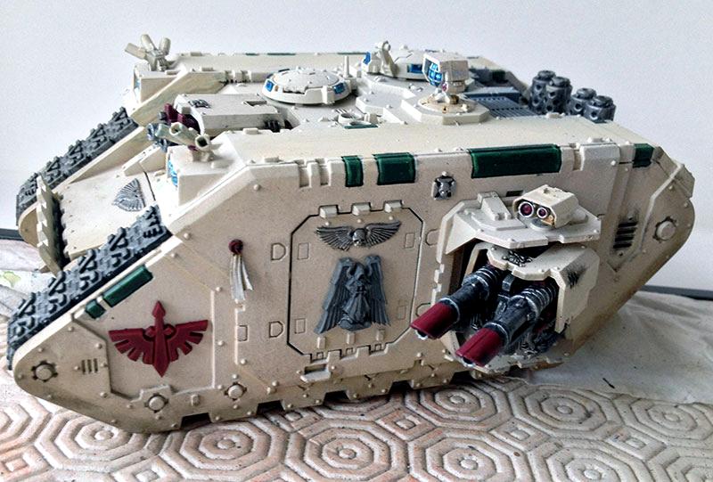 Death, Deathwing, Land, Land Raider, Raider, Space, Space Marines, Tank, Terminator Armor, Vehicle, Warhammer 40,000, Weathered, Wing