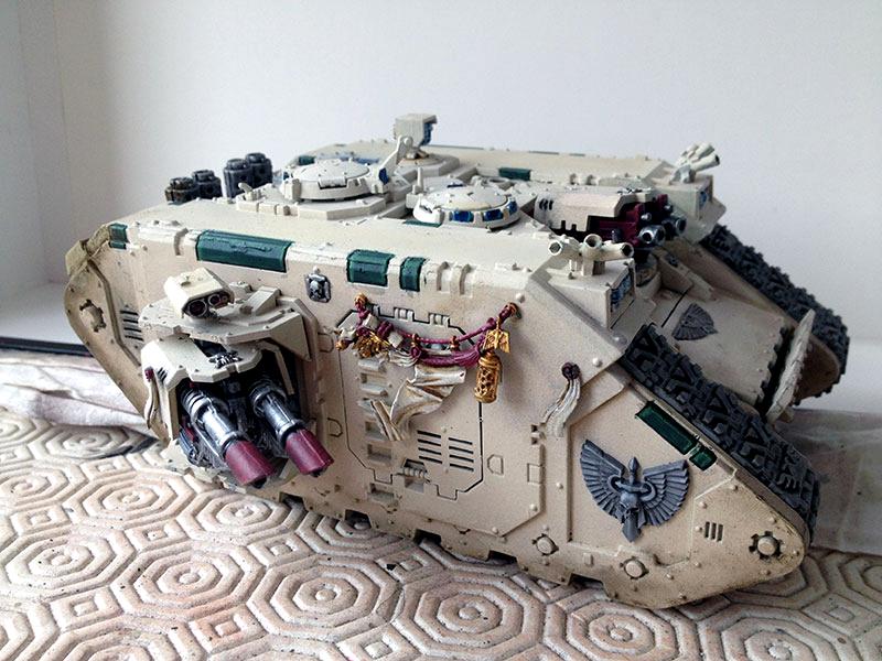 Death, Deathwing, Land, Land Raider, Raider, Space, Space Marines, Tank, Terminator Armor, Vehicle, Warhammer 40,000, Weathered, Wing