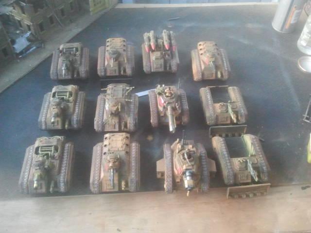 Desert rats armoured recon platoon with mobile mlrs support