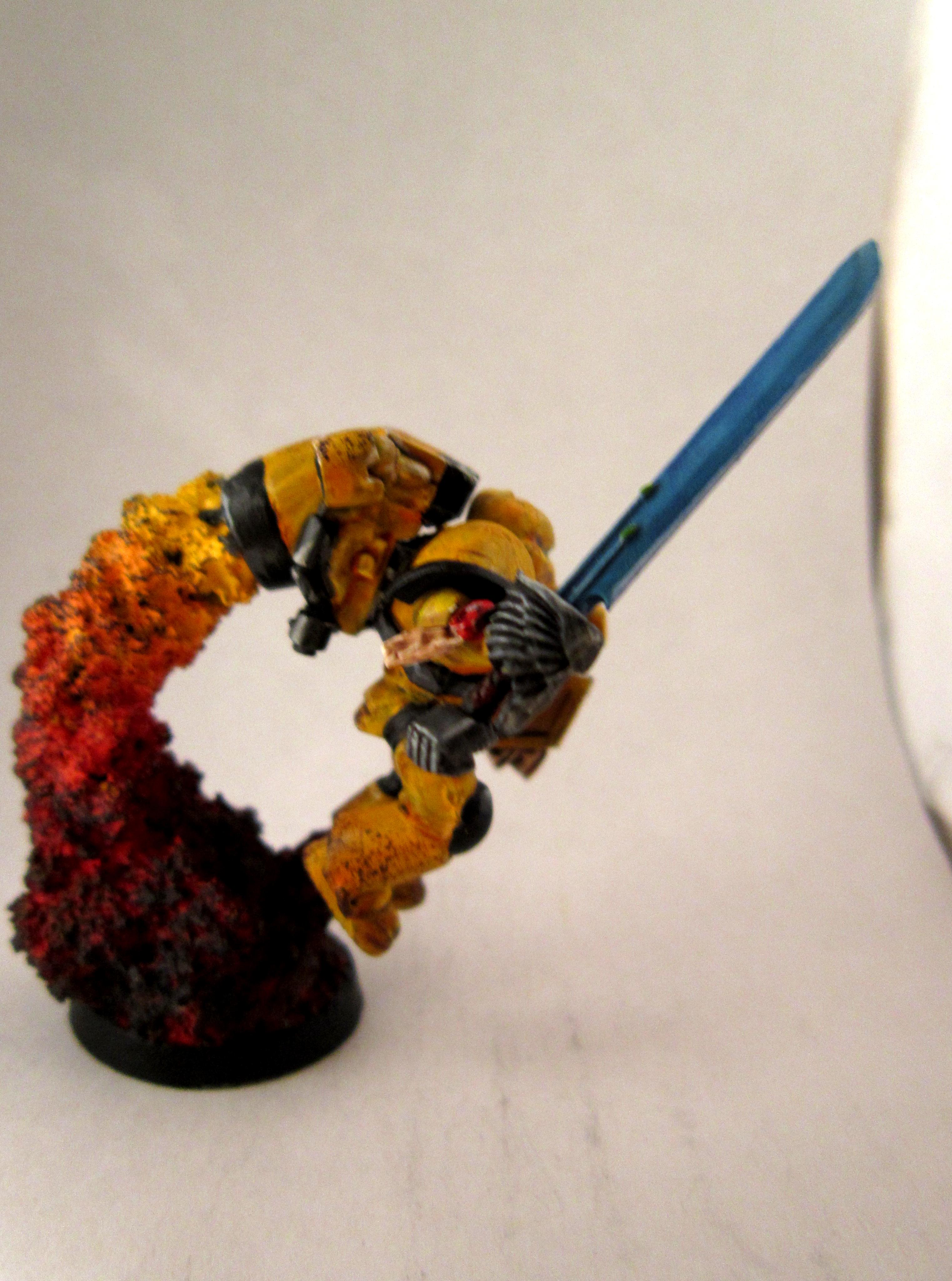 Assault, Imperial Fists, Jump Pack, Power Sword, Space Marines, Yellow
