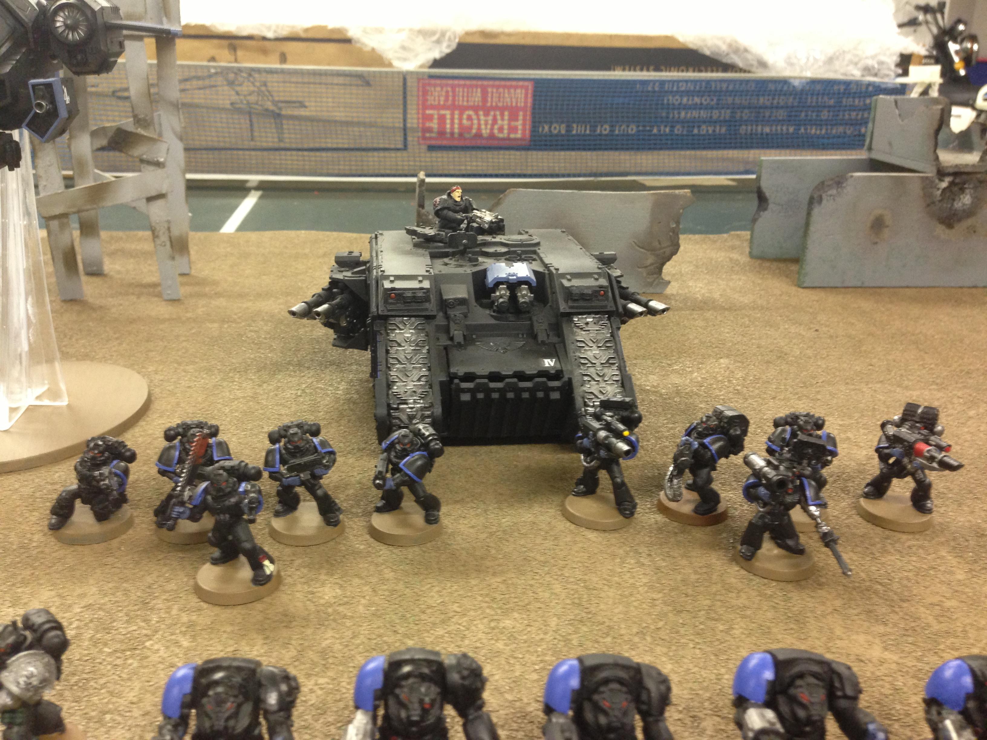 Devastator, Land Raider, Space Marines