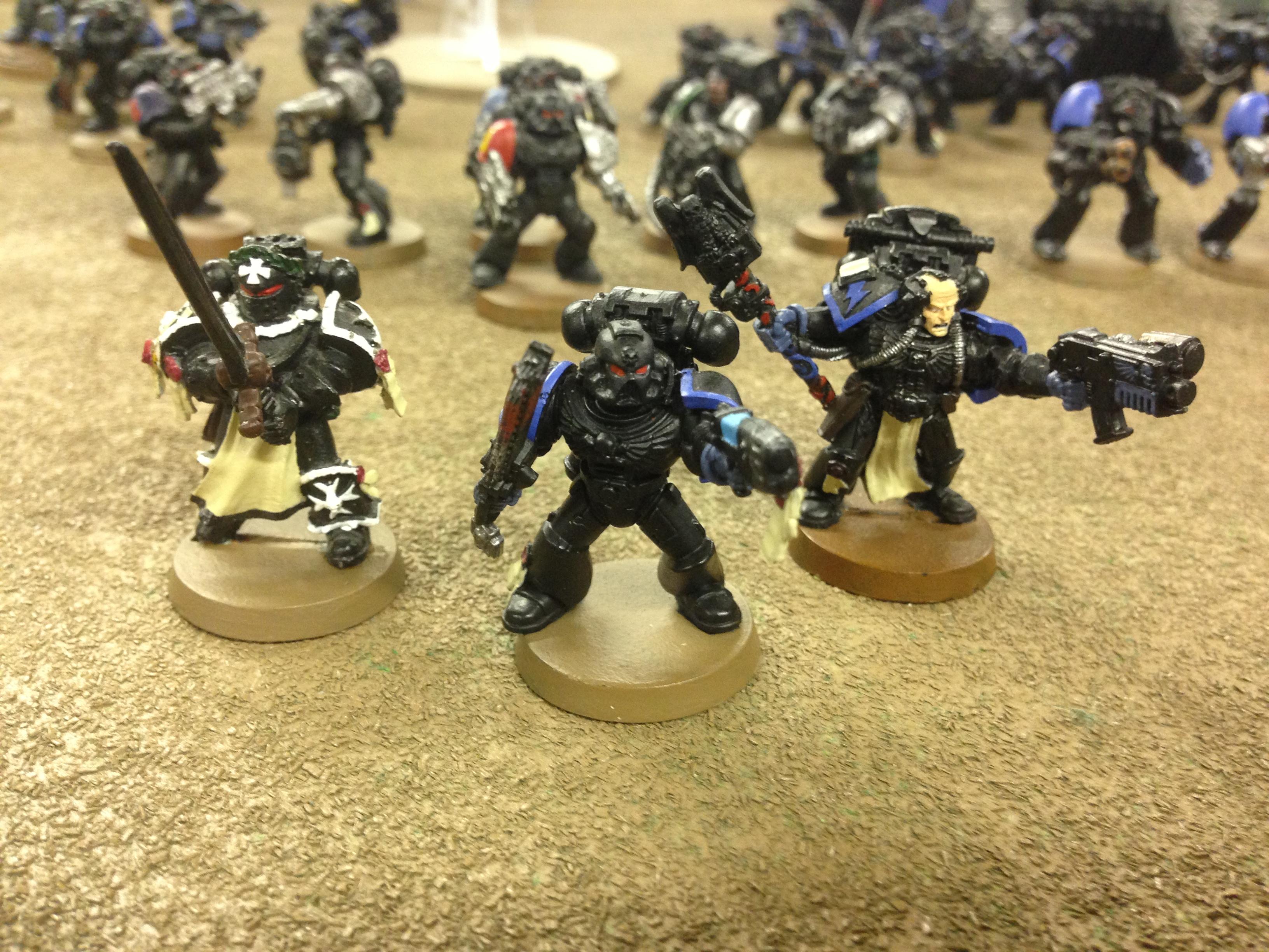 Chaplain, Commander, Headquarters, Librarian, Space Marines