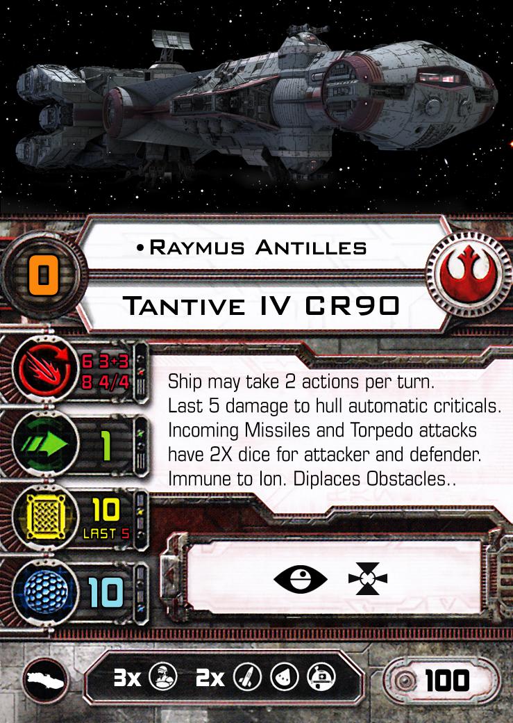 Blockade Runner, Correlian Corvette, Custom, Fantasy Flight, Miniatures Game, Tantive Iv, X-Wing