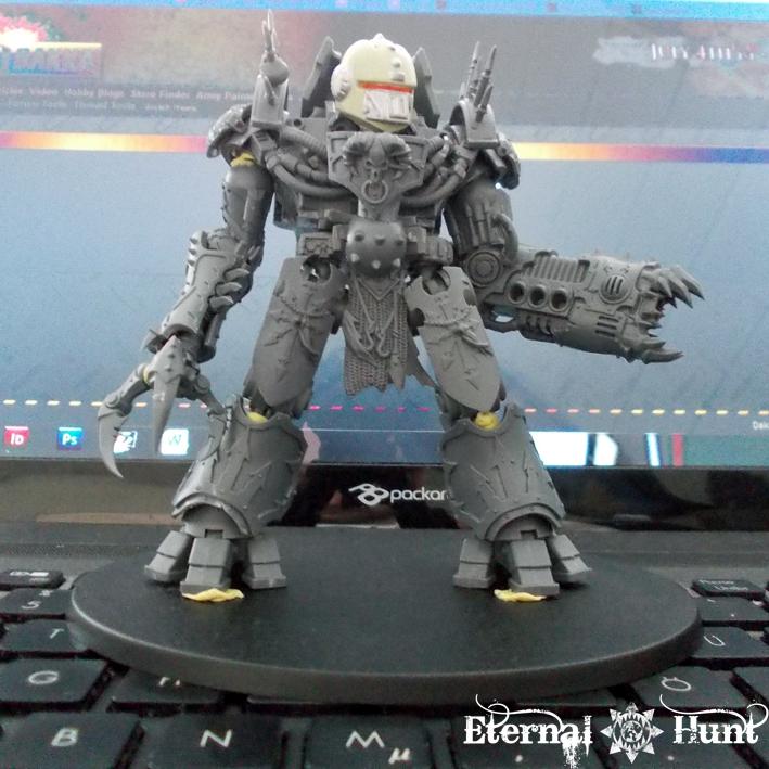 Chaos, Chas Space Marines, Conversion, Daemon Engine, Decimator Counts As, Dreadknight, Khorne, Warhammer 40,000, World Eaters