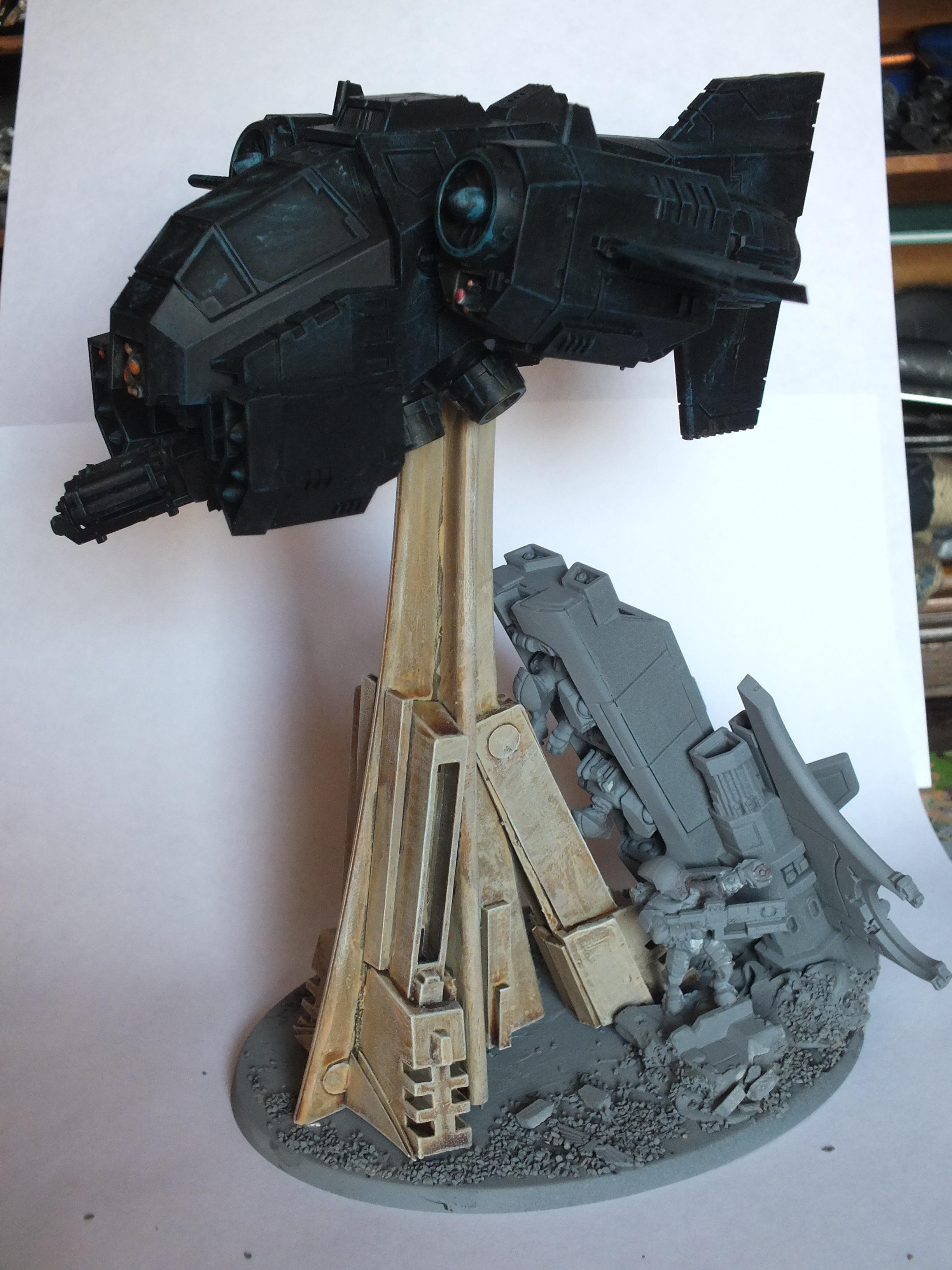 Flying Base, Necrons, Tau, Terrain, Work In Progress