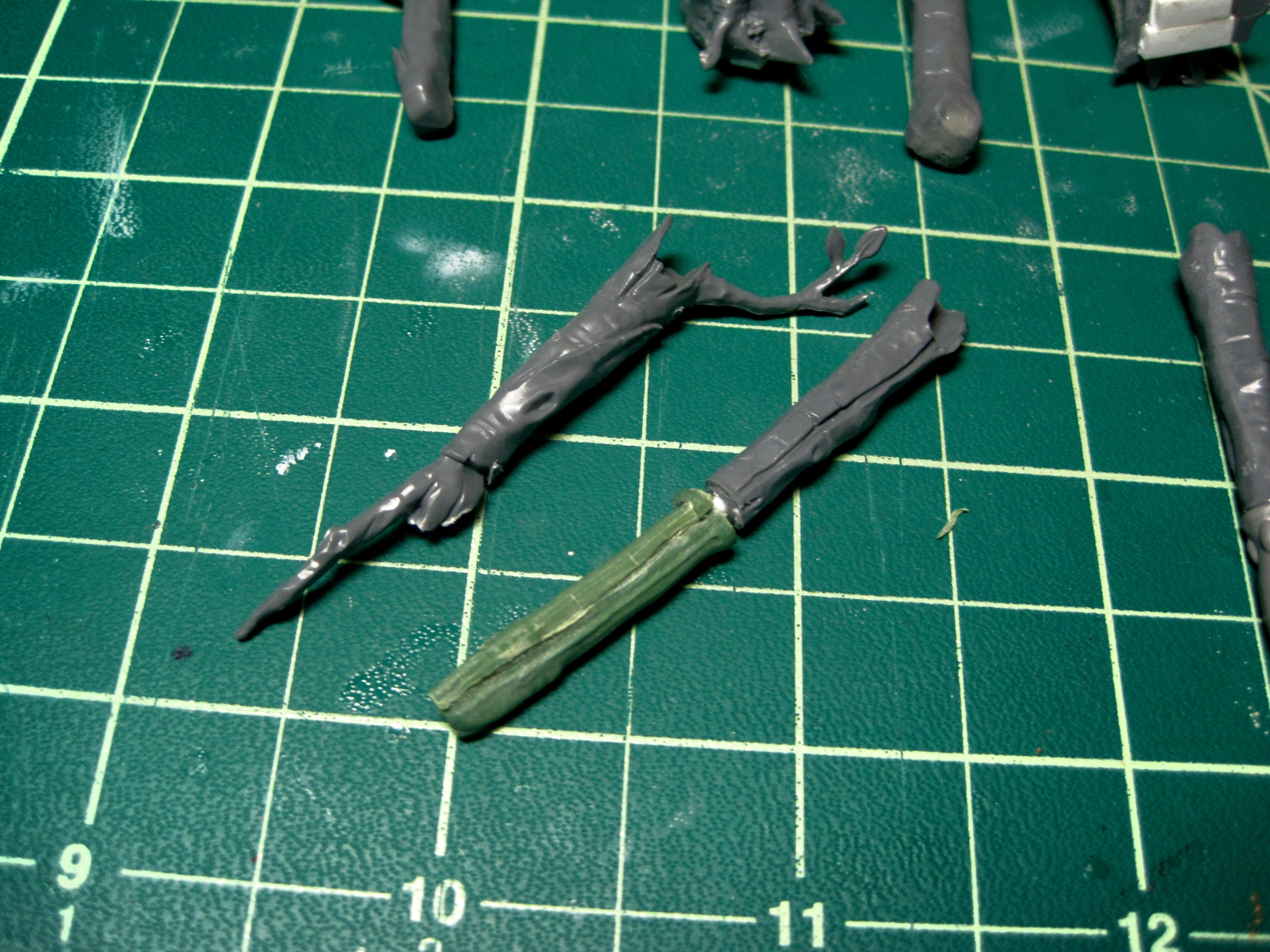 Eldar, Exodites, Monochrome, Warhammer 40,000, Wood Eldar