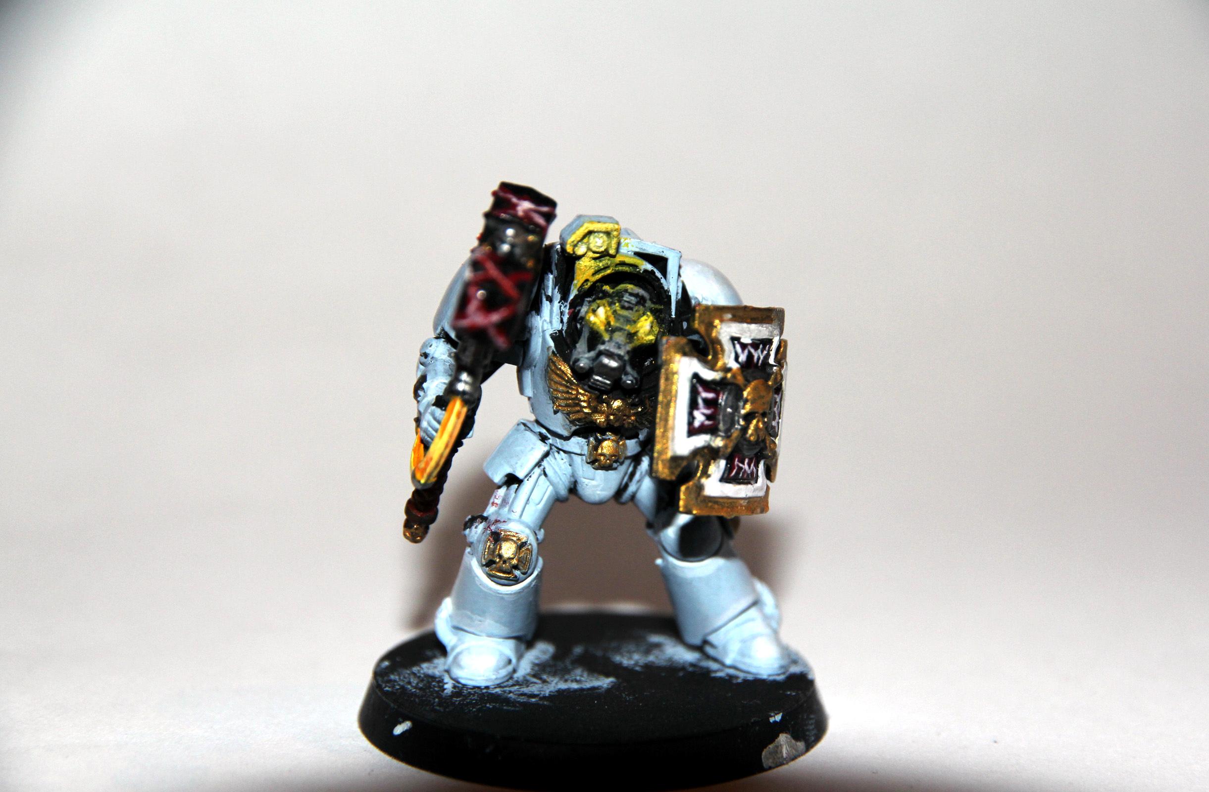 40mmbase, Space Wolfes, Storm Shield, Sw, Terminator Armor, Thunder Hammer, Warhammer 40,000