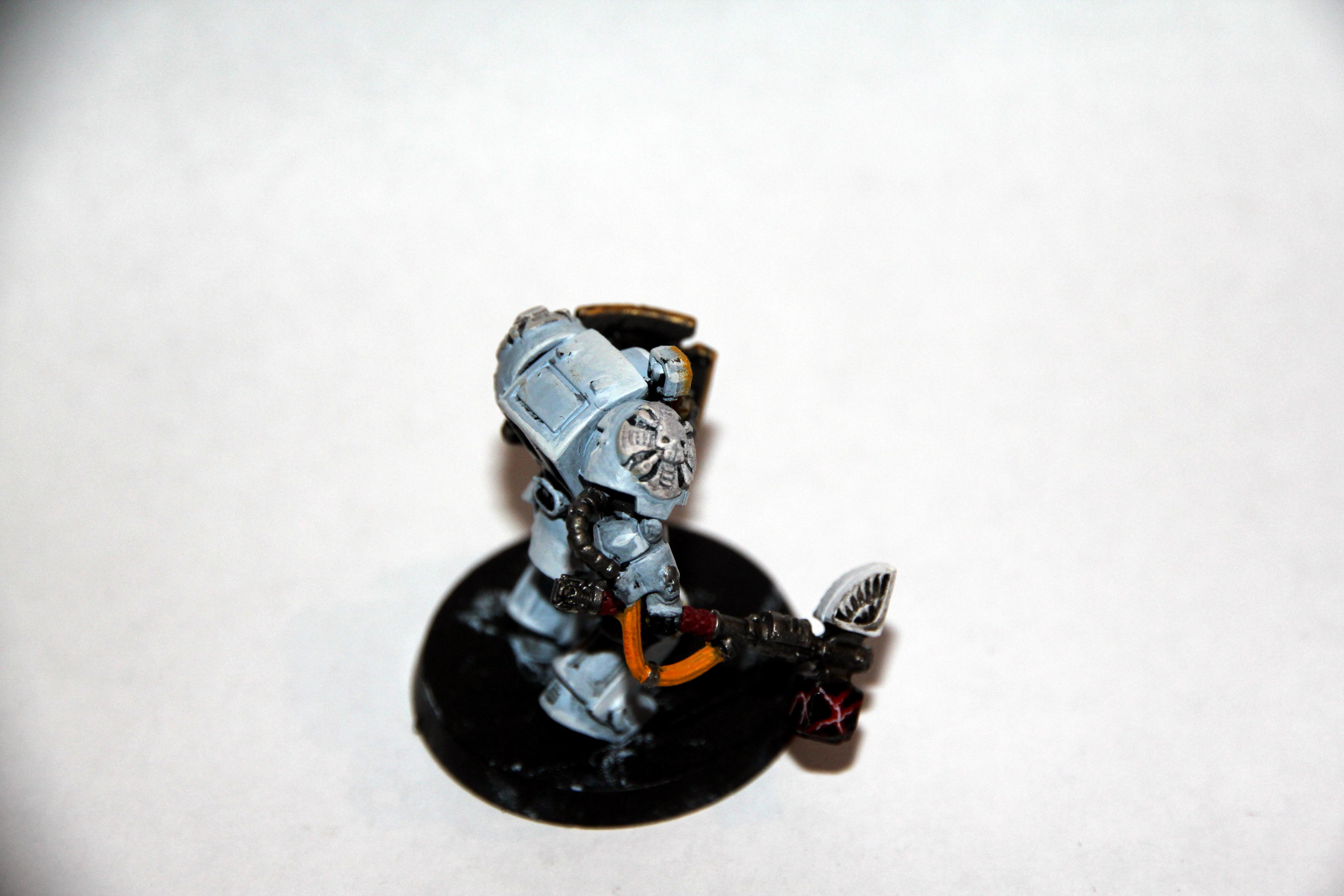 40mmbase, Space Wolfes, Storm Shield, Sw, Terminator Armor, Thunder Hammer, Warhammer 40,000