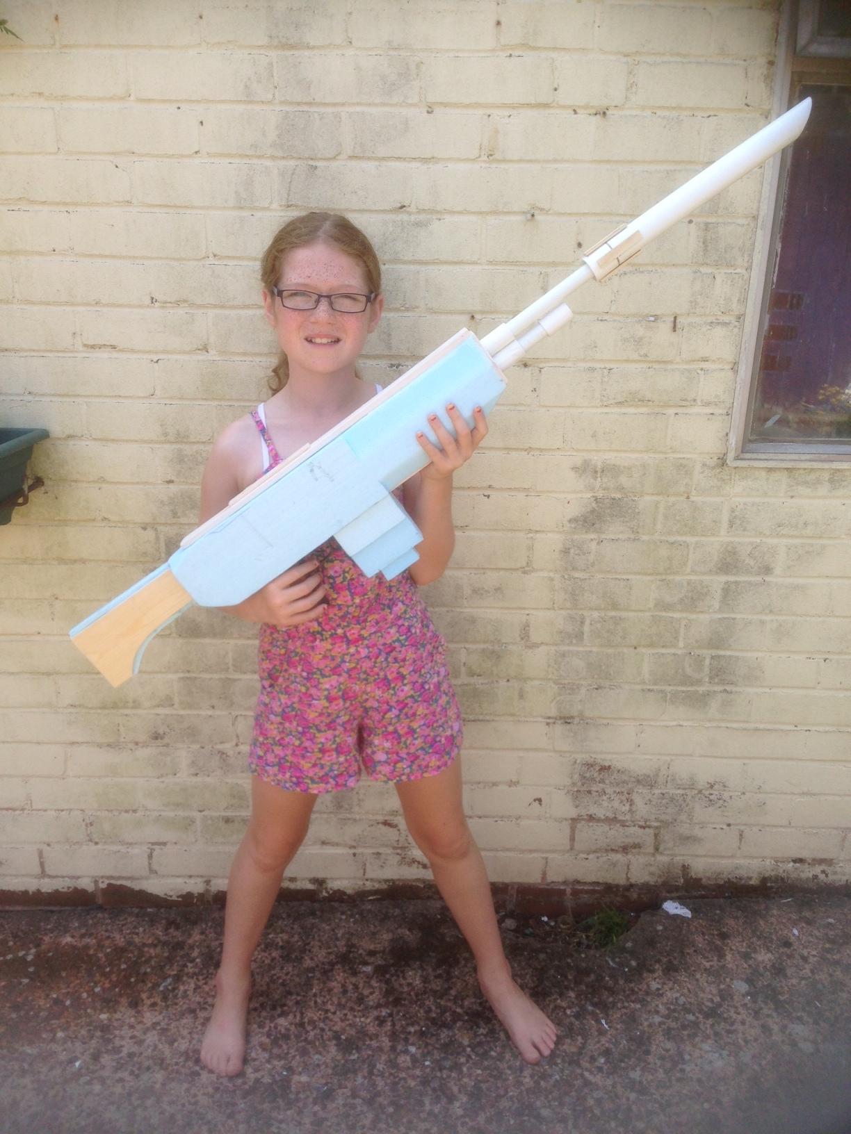 One of the kids with the sniper rifle