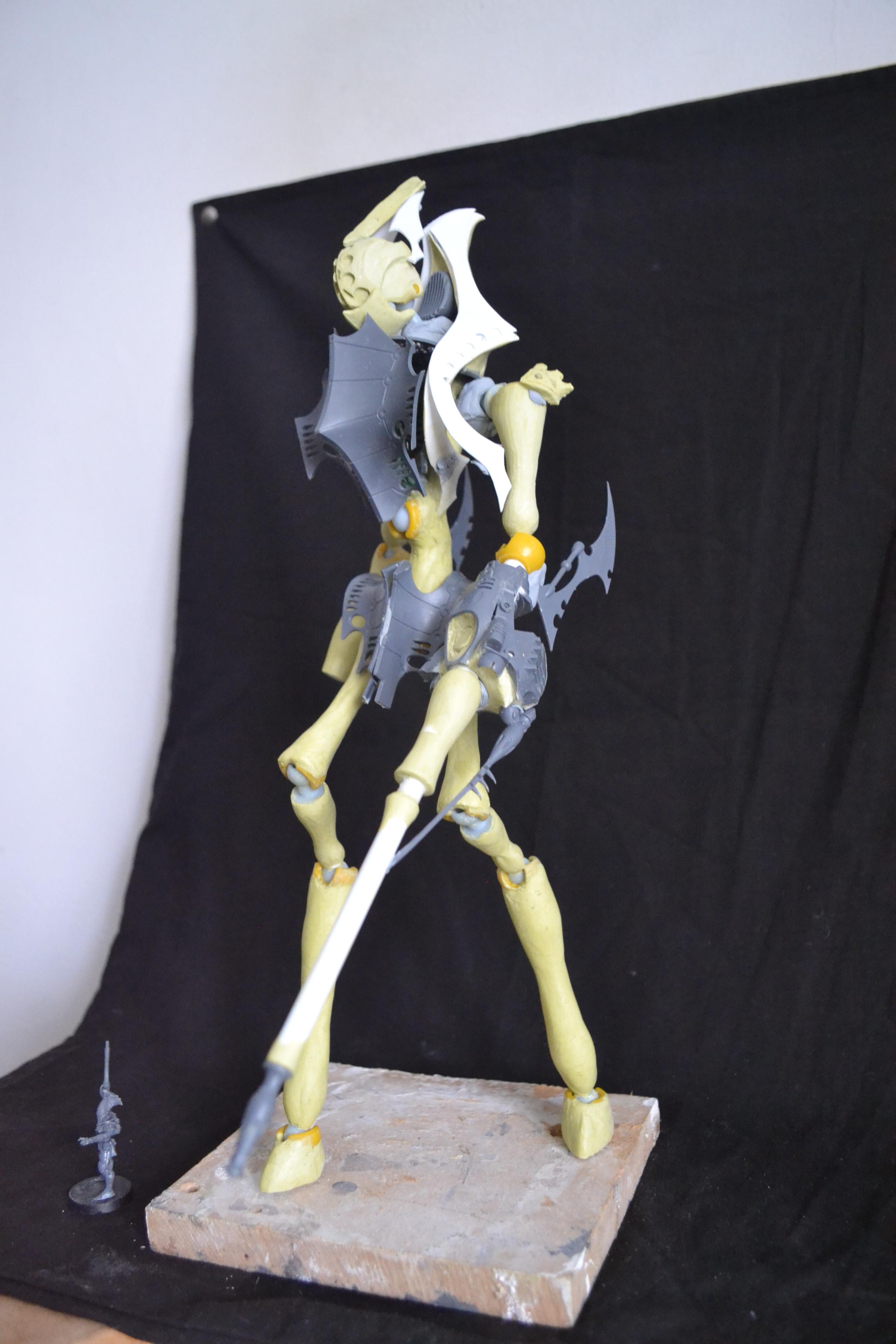 Conversion, Dark Eldar, Hand Made, Scratch Build, Titan, Warhammer 40,000, Warhammer Fantasy, Wraithknight