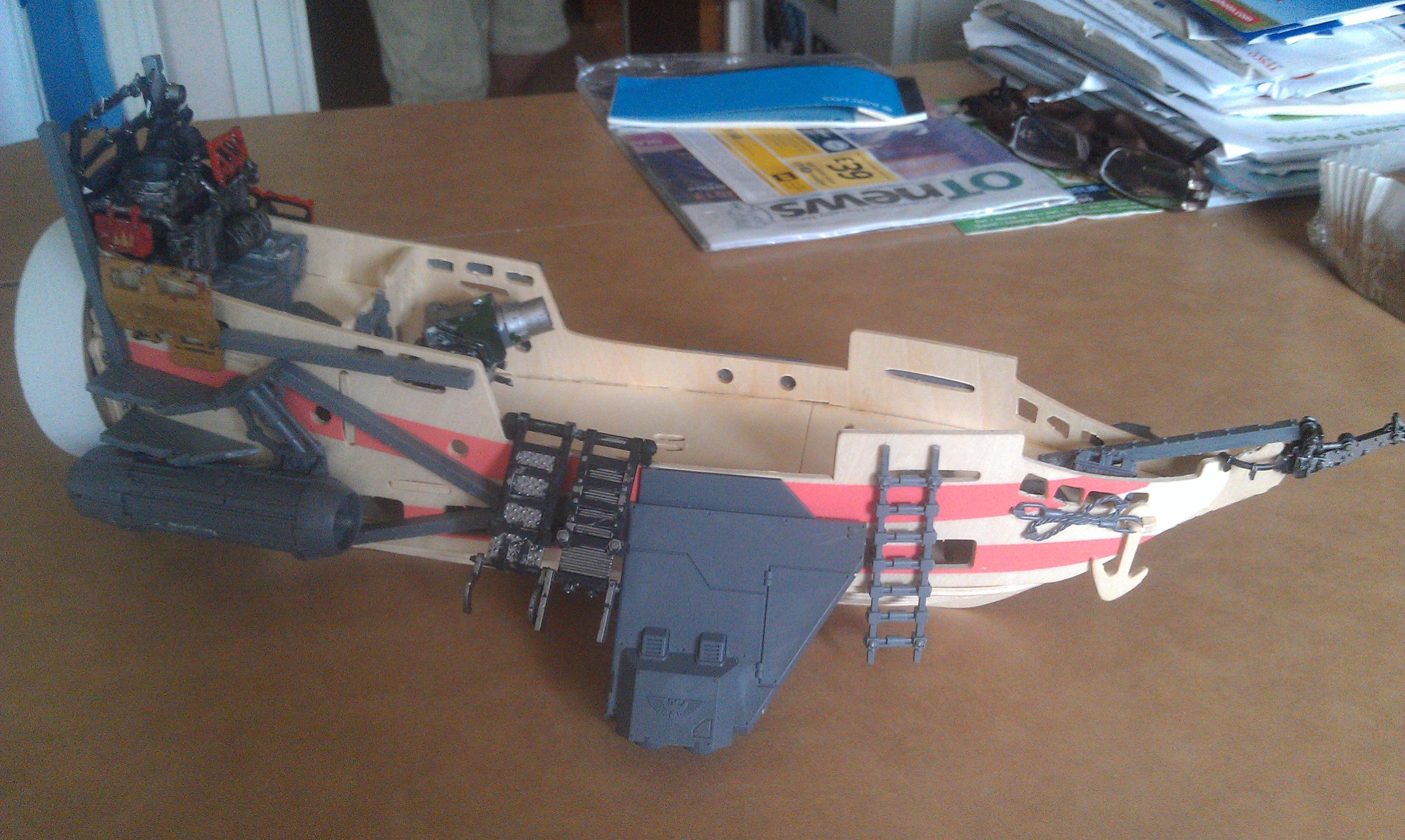WIP Pirate Ship Battlewagon 6