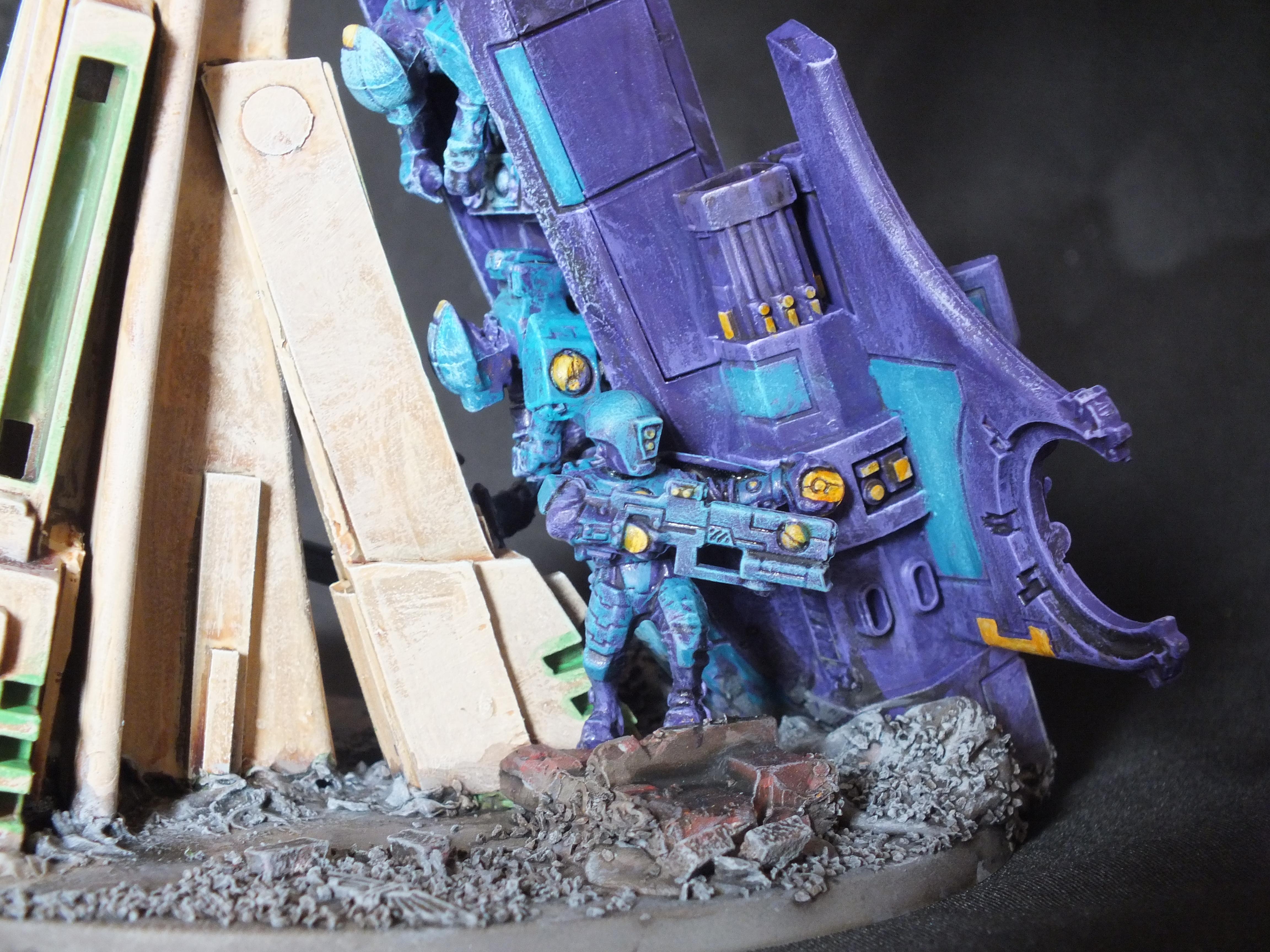Flying Base, Necrons, Storm Eagle, Storm Talon, Tau, Terrain