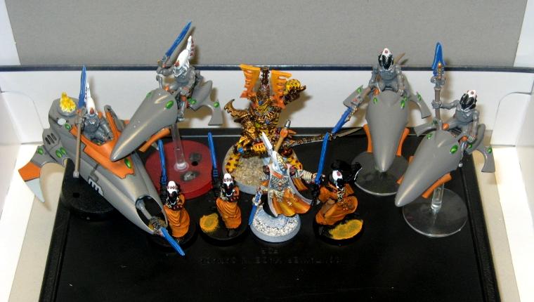 Aeldari, Eldar, Jetbike, Orange, Pip, Warhammer 40,000