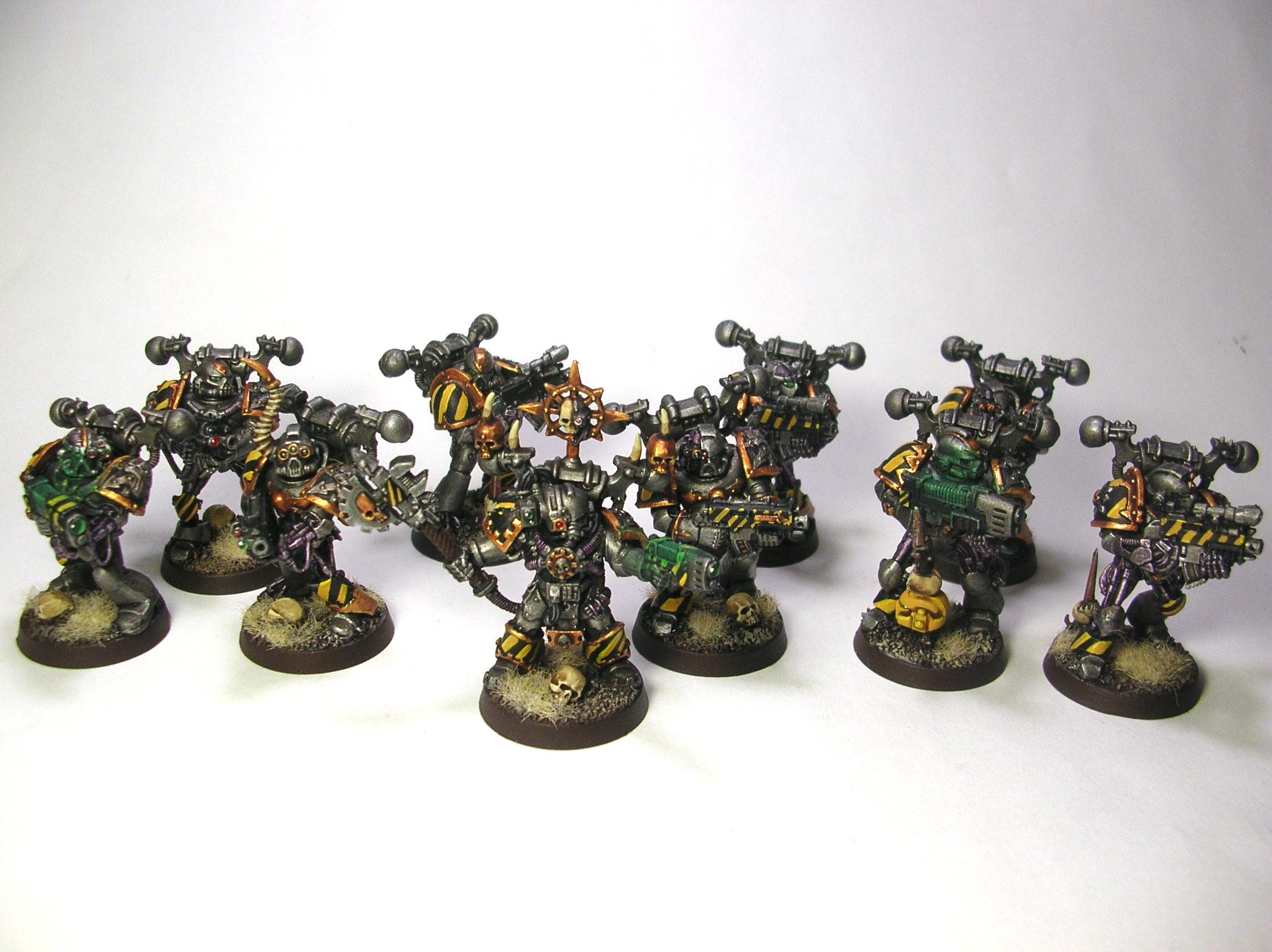 Chaos, Chaos Space Marines, Iron Warriors, Plague Marines, Space Marines