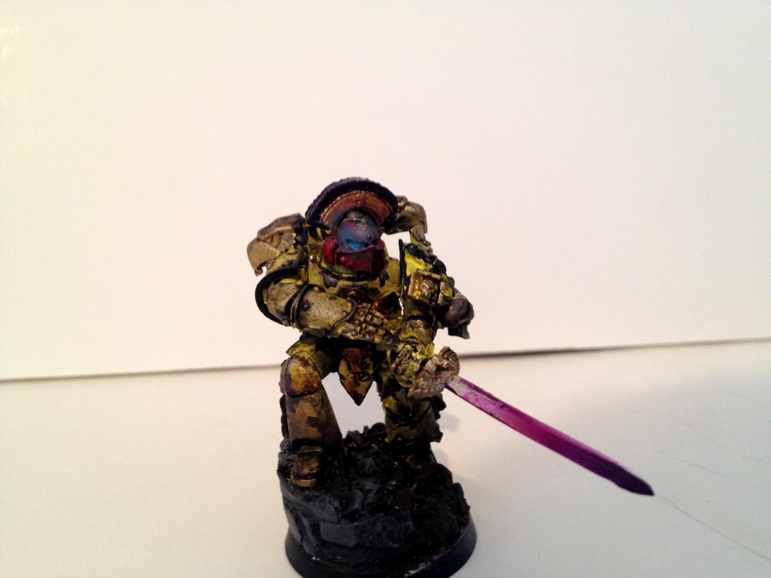 Battle Worn, Captain, Gritty, Horus Heresy, Imperial Fists, Pre Heresy