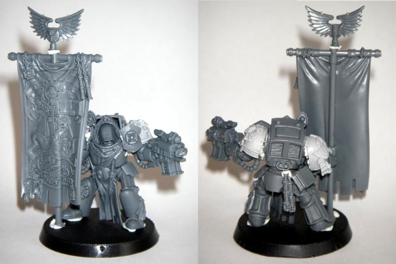 Blood Angels, Company Standard, Standard, Standard Bearer, Storm Bolter ...